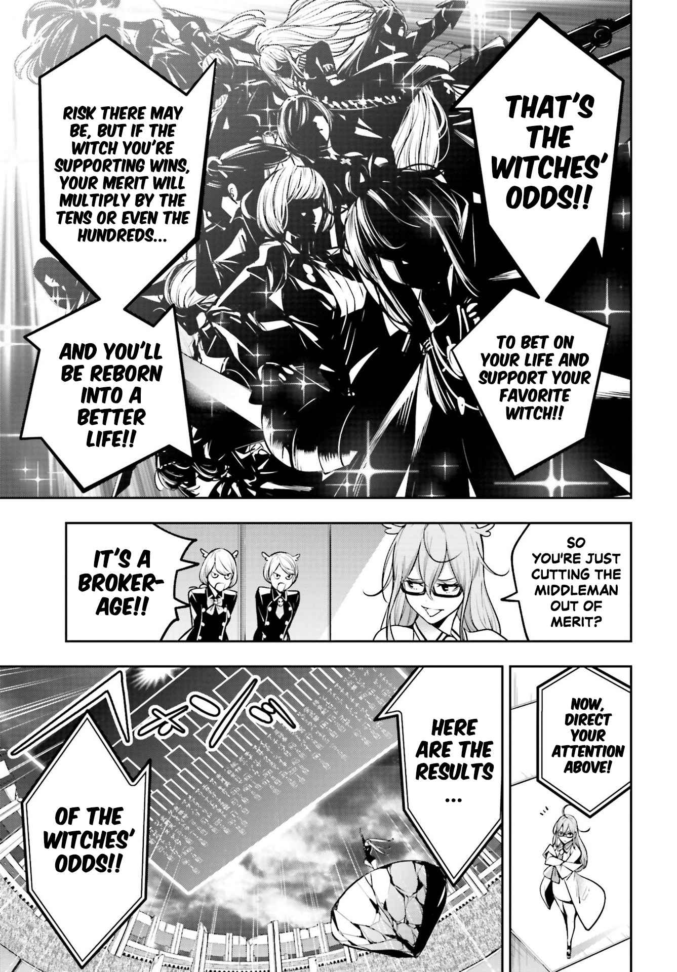 Majo Taisen: 32-nin no Isai no Majo wa Koroshiau Chapter 12 page 23 - 