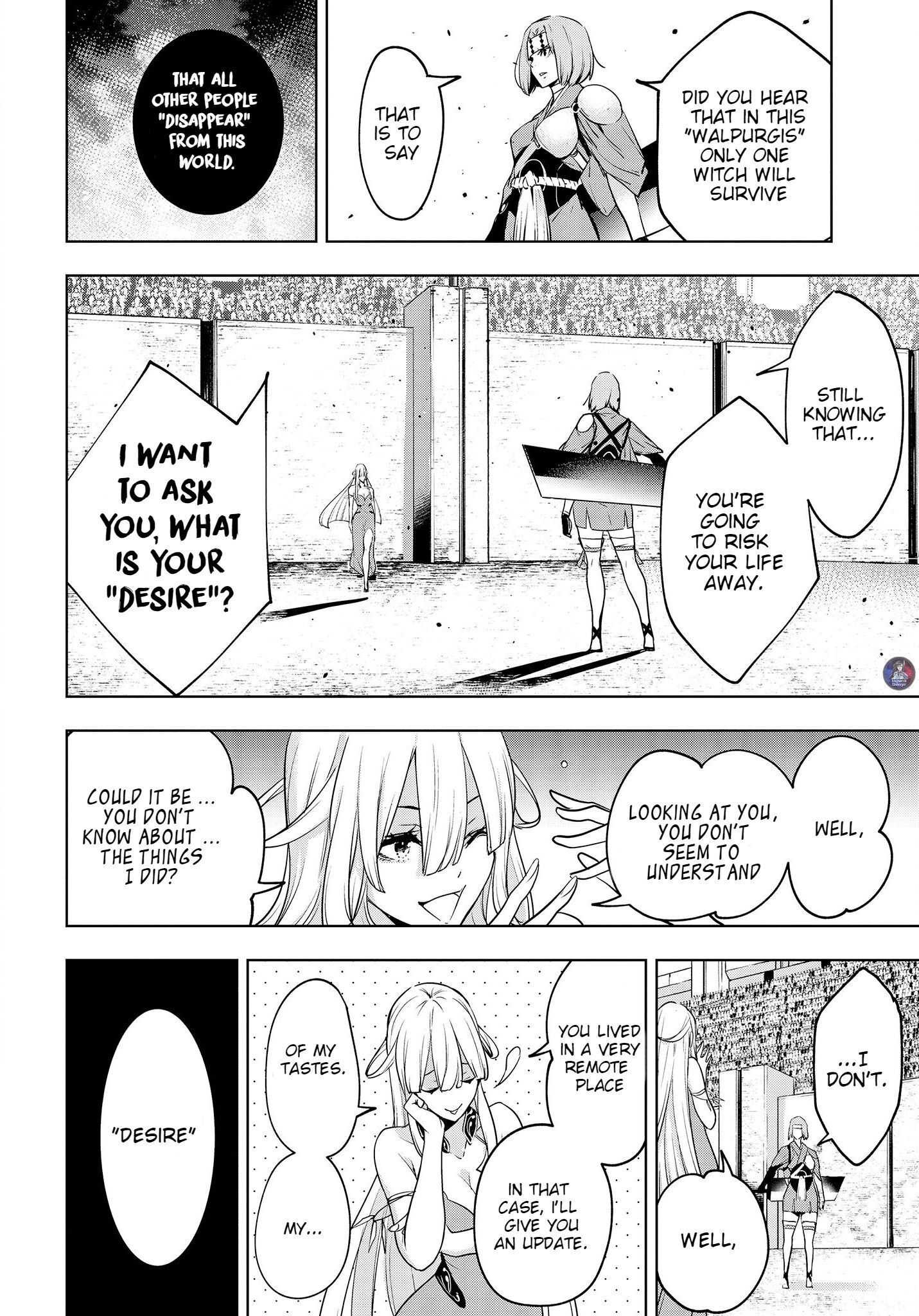 Majo Taisen: 32-nin no Isai no Majo wa Koroshiau Chapter 2 page 19 - 