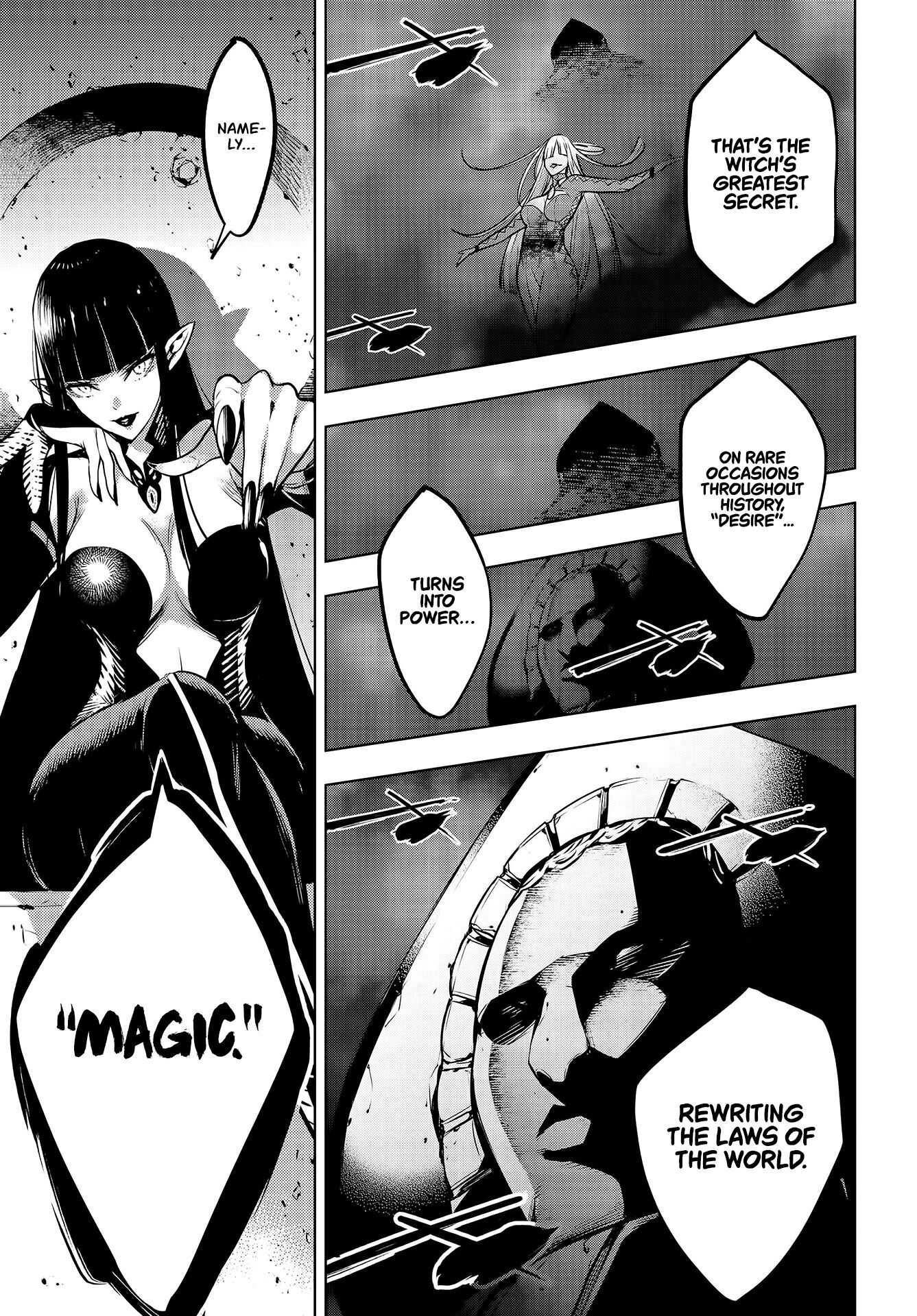 Majo Taisen: 32-nin no Isai no Majo wa Koroshiau Chapter 3 page 34 - 