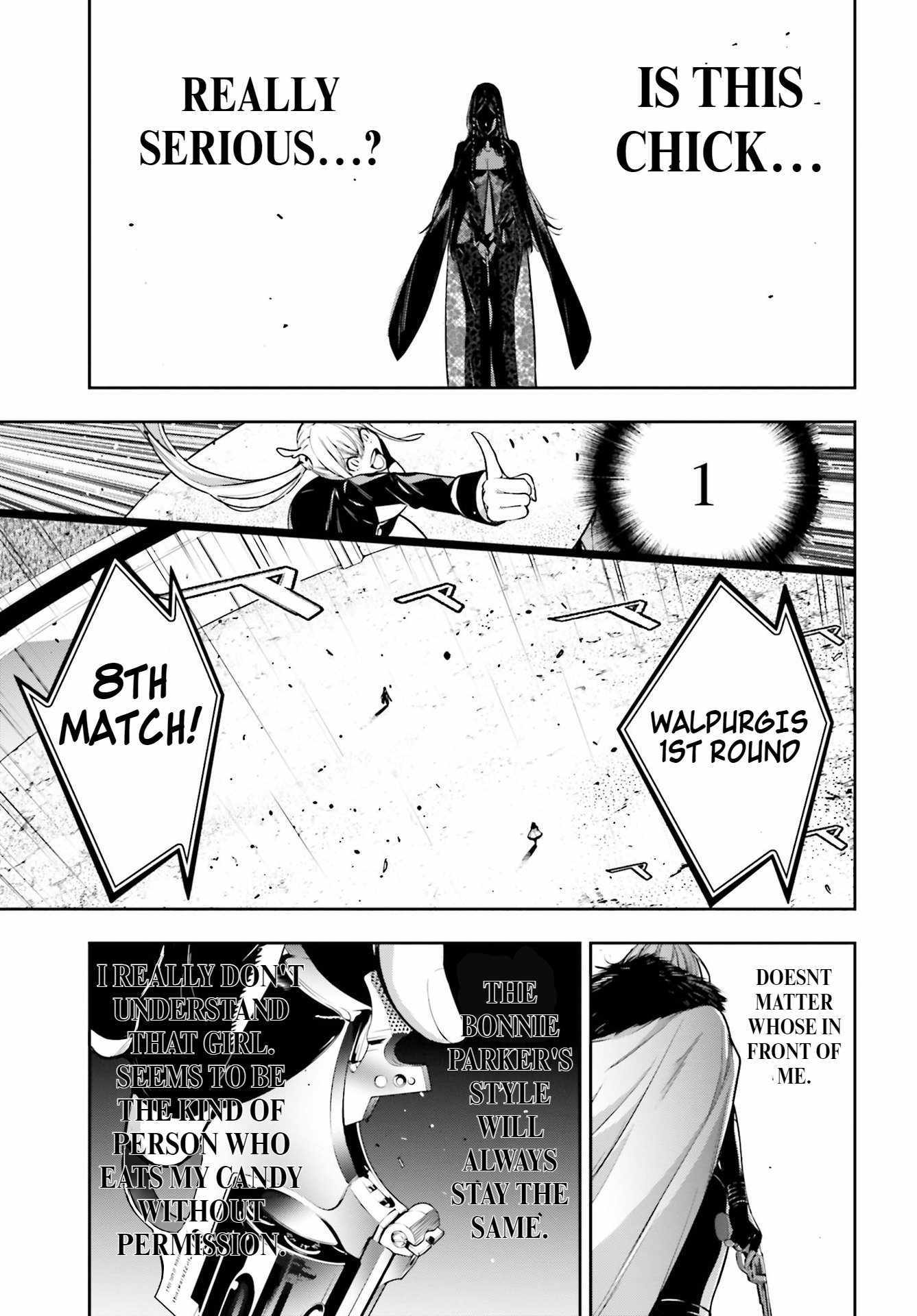 Majo Taisen: 32-nin no Isai no Majo wa Koroshiau Chapter 38 page 14 - 