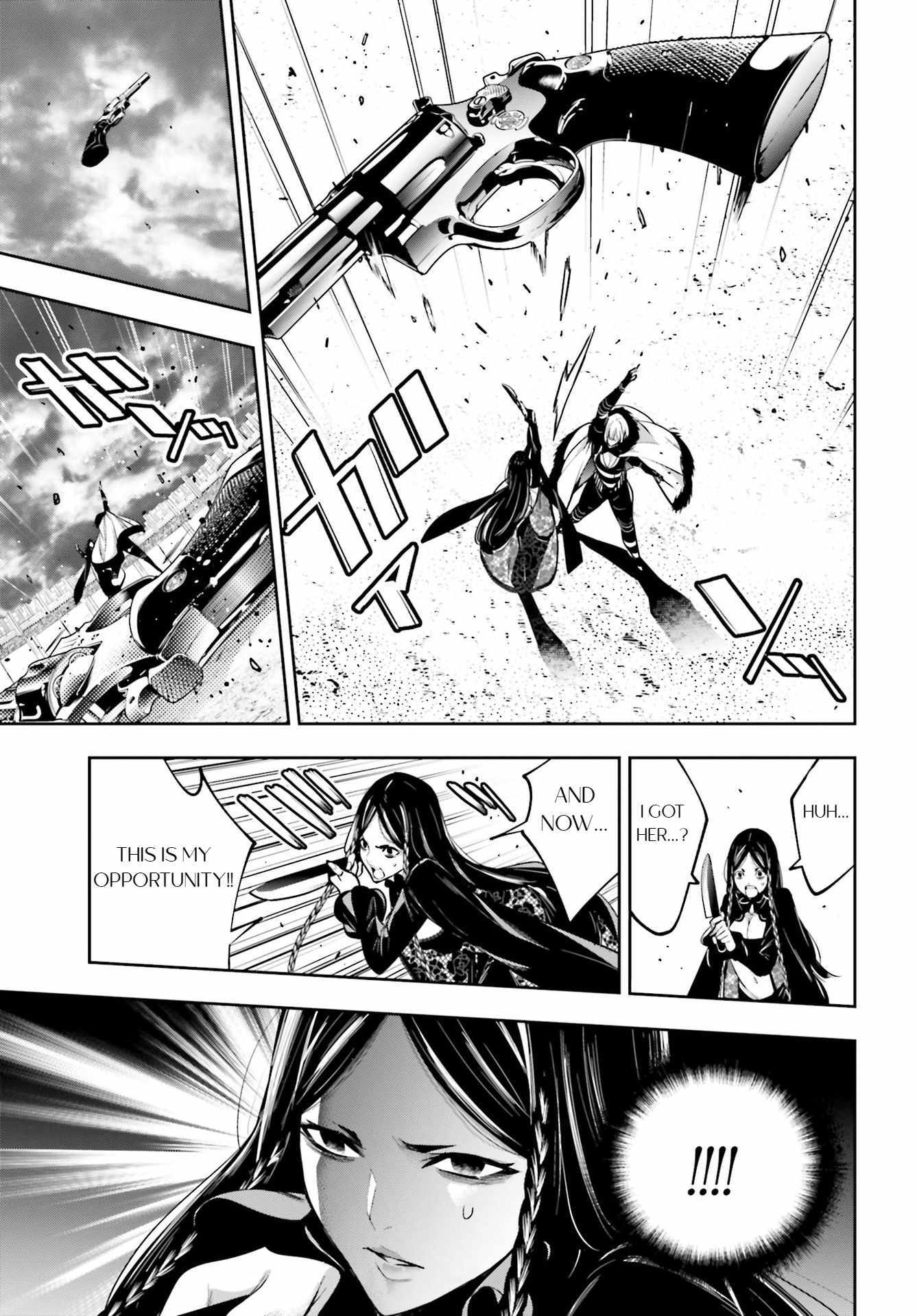 Majo Taisen: 32-nin no Isai no Majo wa Koroshiau Chapter 38 page 20 - 