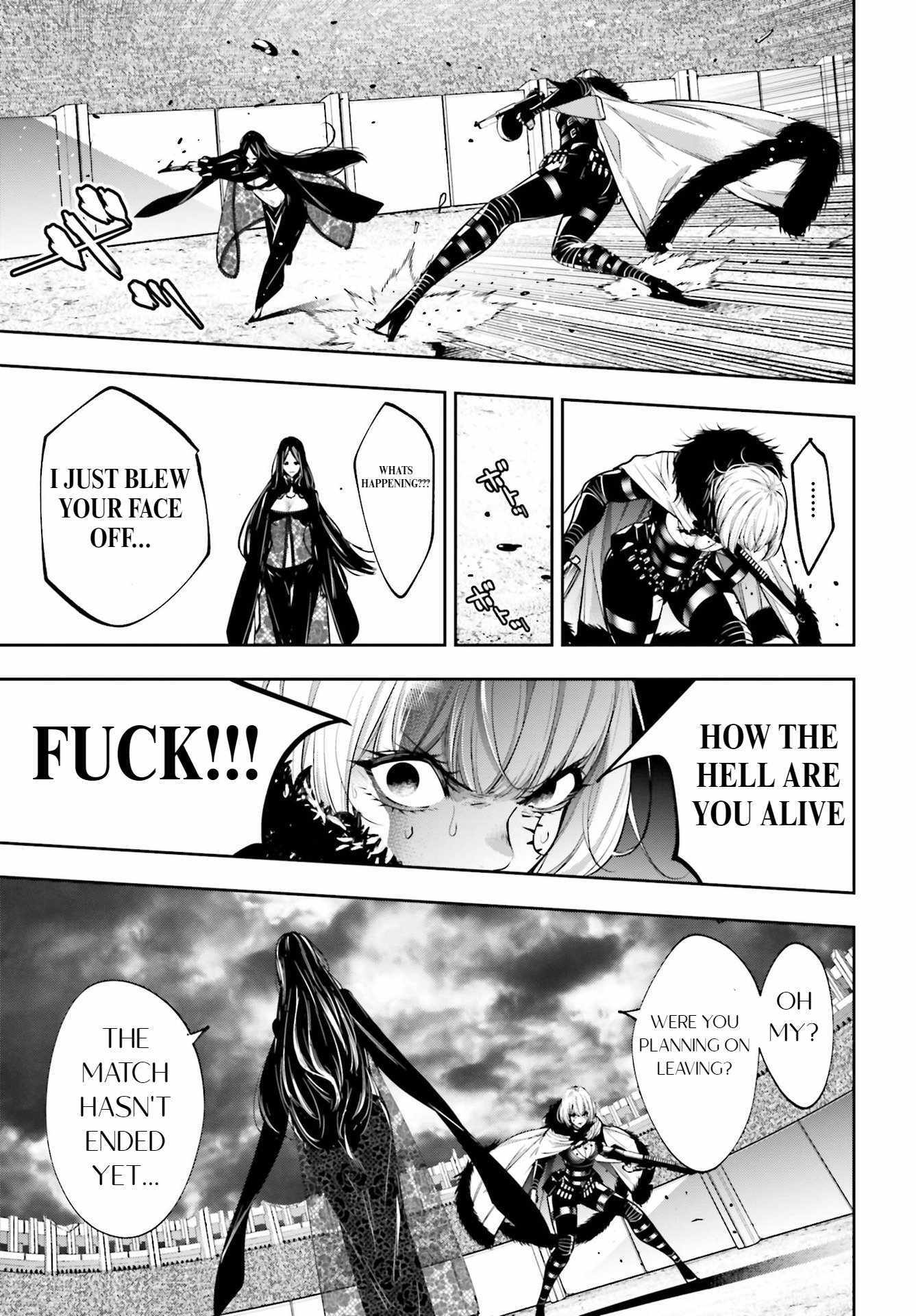Majo Taisen: 32-nin no Isai no Majo wa Koroshiau Chapter 38 page 30 - 