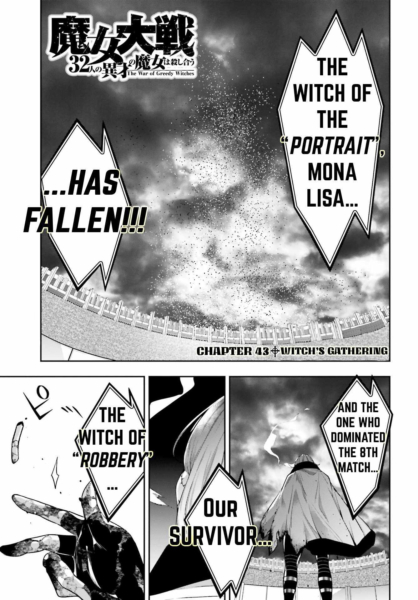 Majo Taisen: 32-nin no Isai no Majo wa Koroshiau Chapter 43 page 1 - 