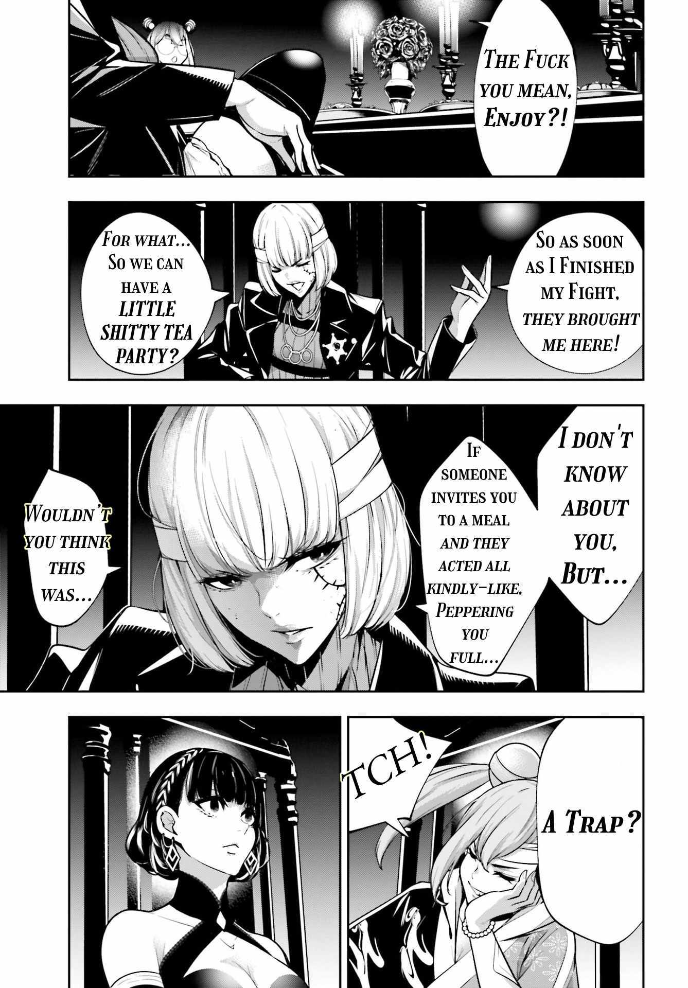Majo Taisen: 32-nin no Isai no Majo wa Koroshiau Chapter 43 page 16 - 