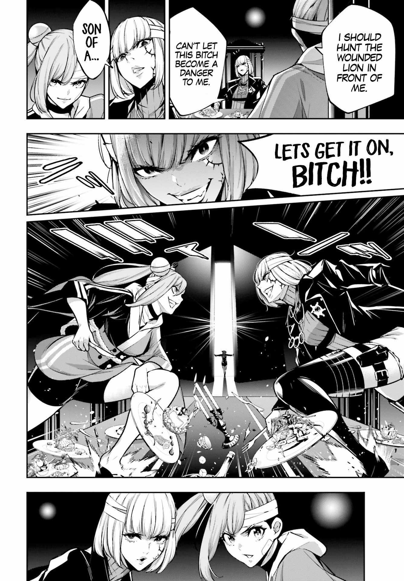 Majo Taisen: 32-nin no Isai no Majo wa Koroshiau Chapter 43 page 20 - 