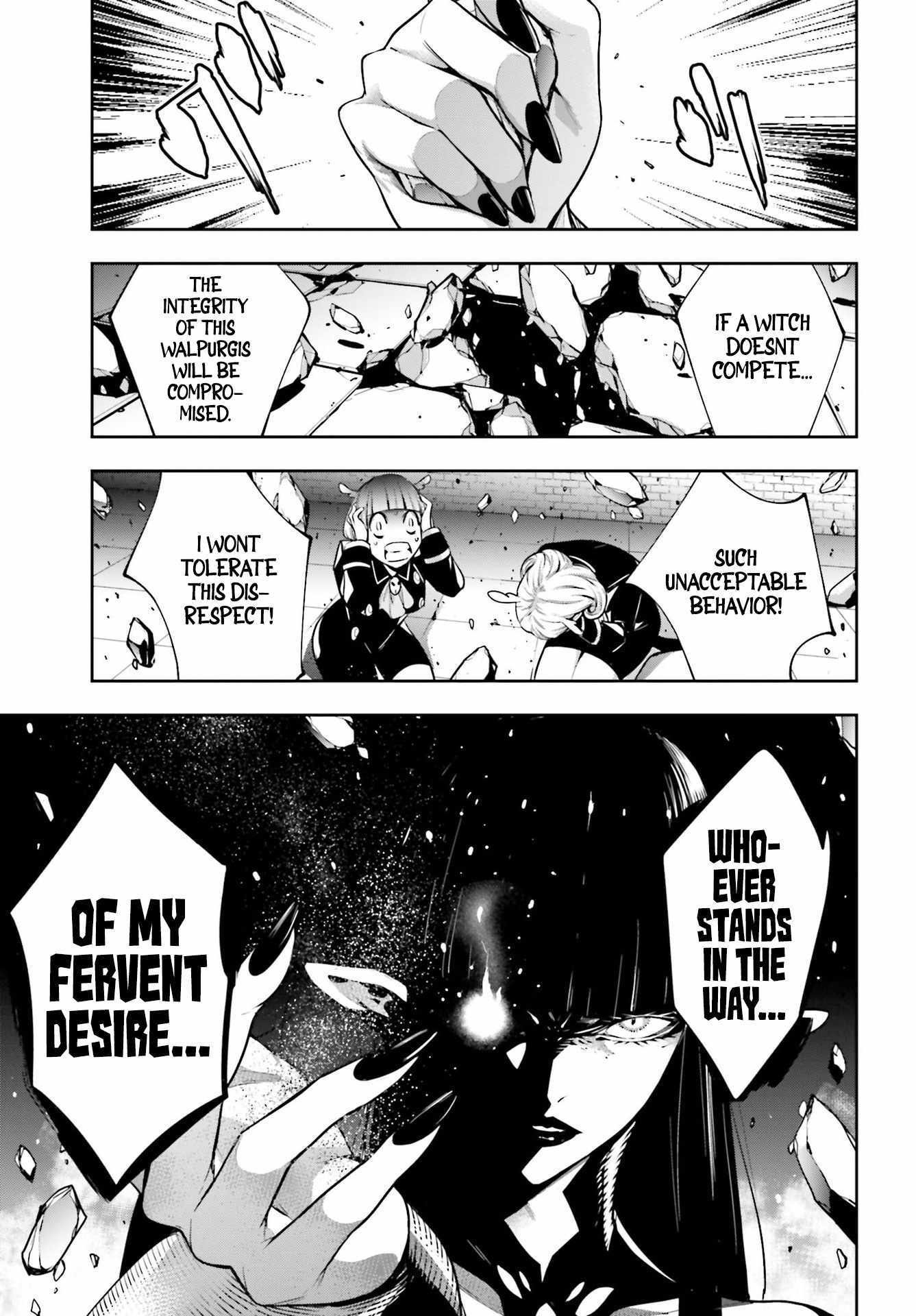 Majo Taisen: 32-nin no Isai no Majo wa Koroshiau Chapter 43 page 33 - 