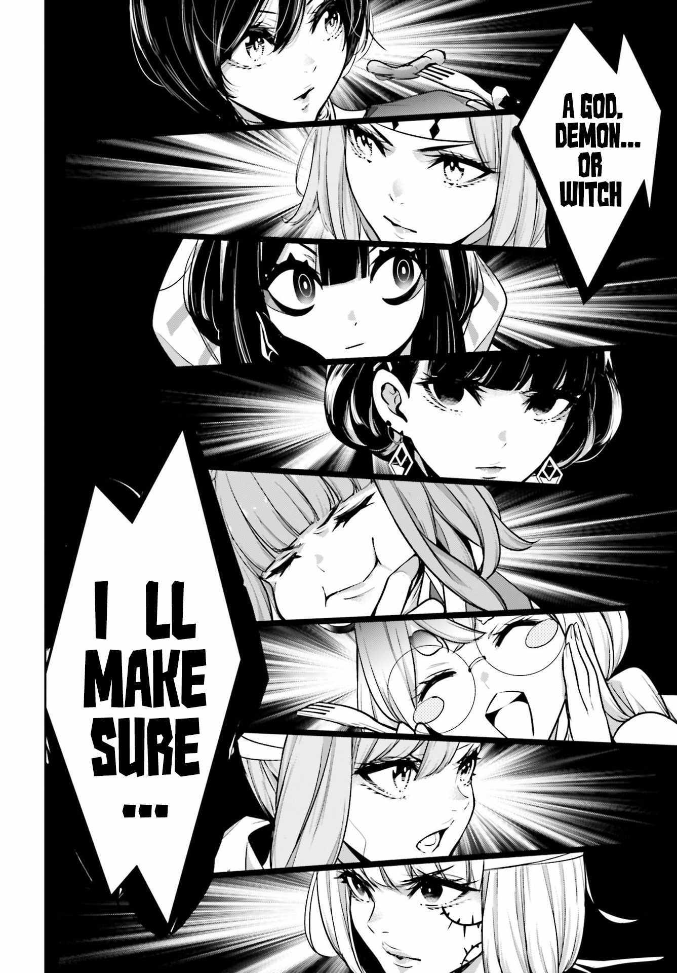 Majo Taisen: 32-nin no Isai no Majo wa Koroshiau Chapter 43 page 34 - 