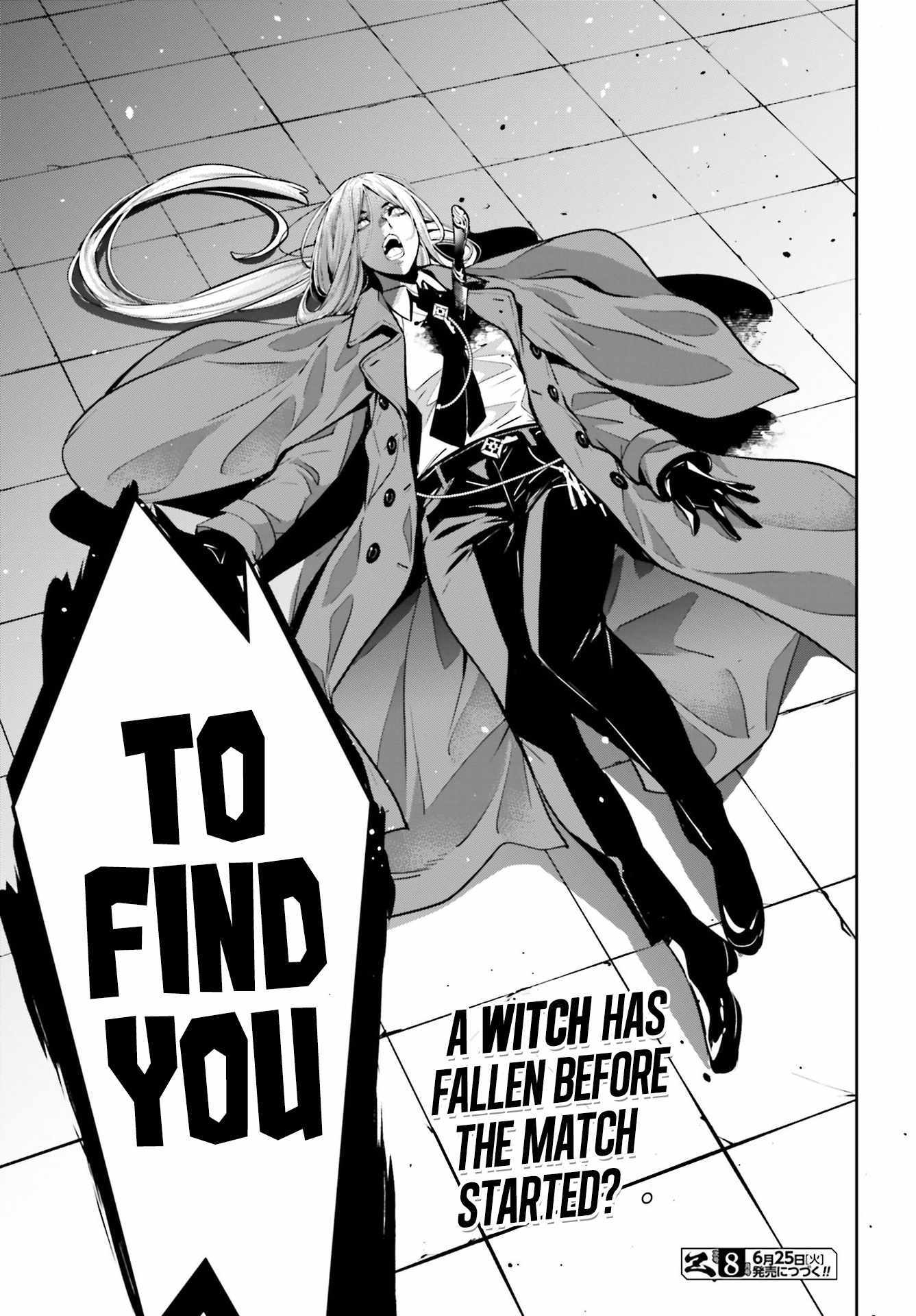 Majo Taisen: 32-nin no Isai no Majo wa Koroshiau Chapter 43 page 35 - 