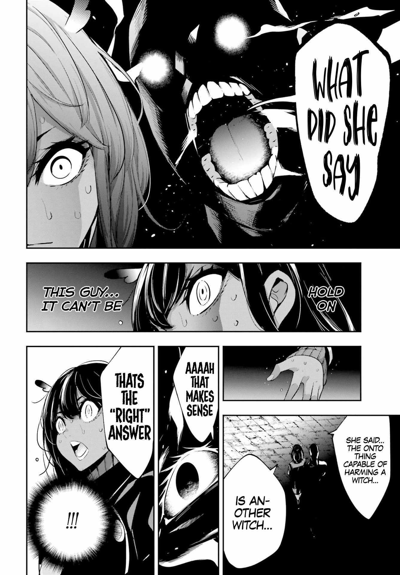 Majo Taisen: 32-nin no Isai no Majo wa Koroshiau Chapter 44 page 26 - 