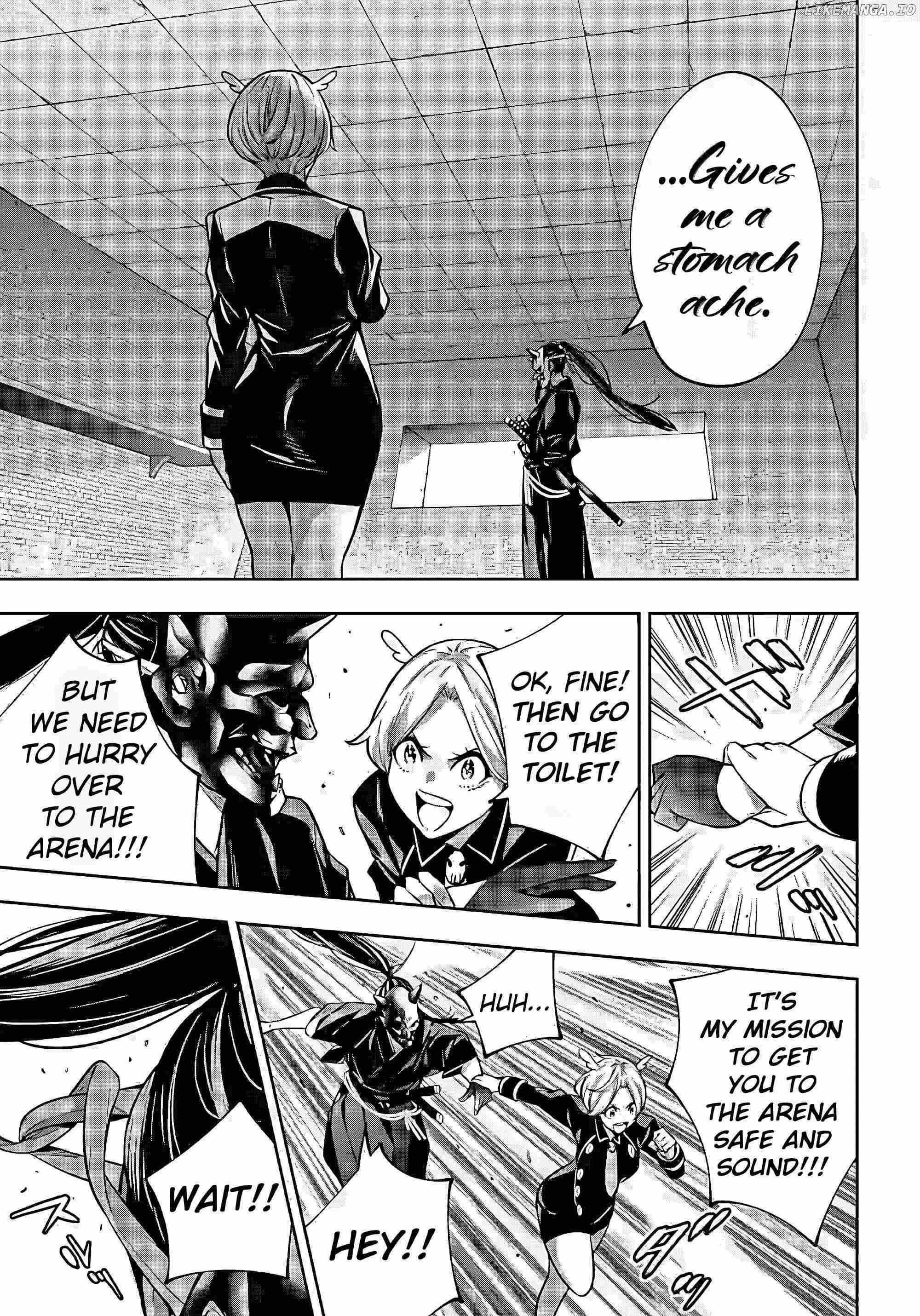 Majo Taisen: 32-nin no Isai no Majo wa Koroshiau Chapter 50 page 24 - 