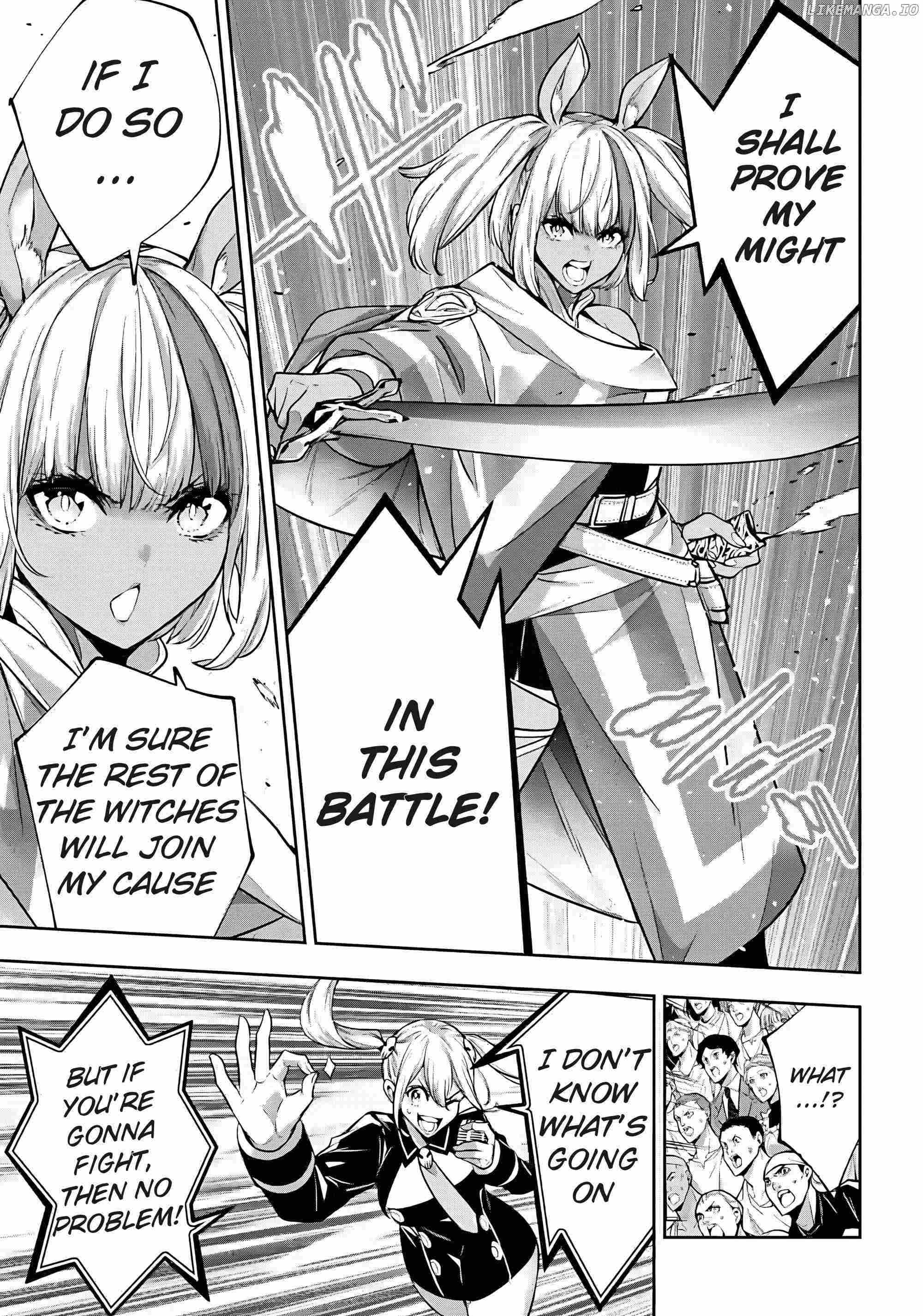 Majo Taisen: 32-nin no Isai no Majo wa Koroshiau Chapter 50 page 34 - 