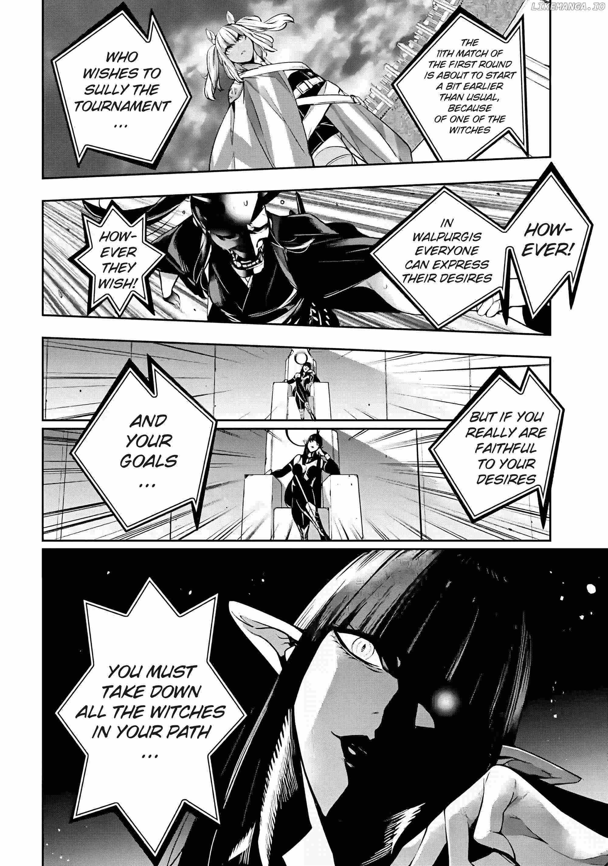 Majo Taisen: 32-nin no Isai no Majo wa Koroshiau Chapter 50 page 35 - 