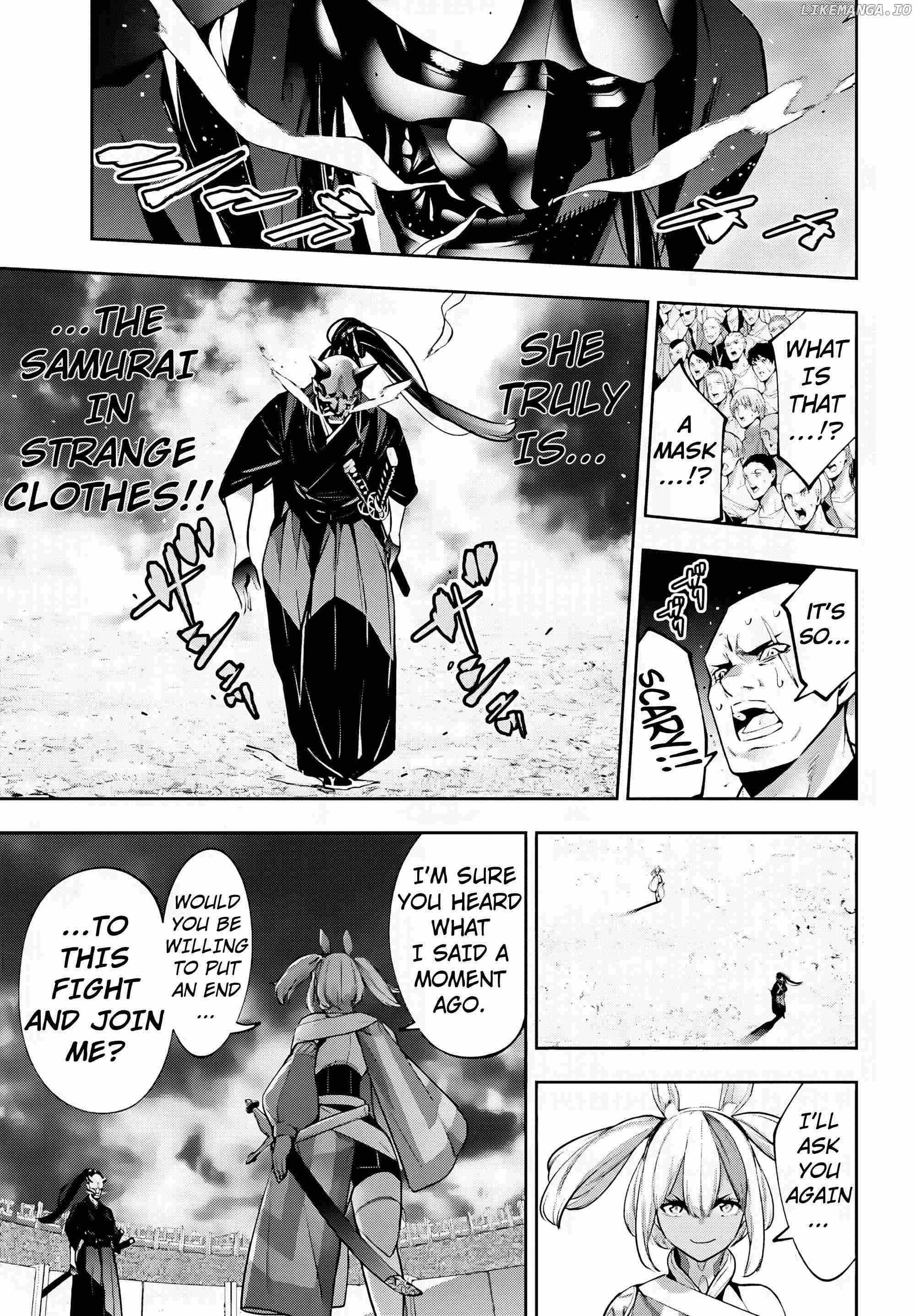 Majo Taisen: 32-nin no Isai no Majo wa Koroshiau Chapter 51 page 13 - 