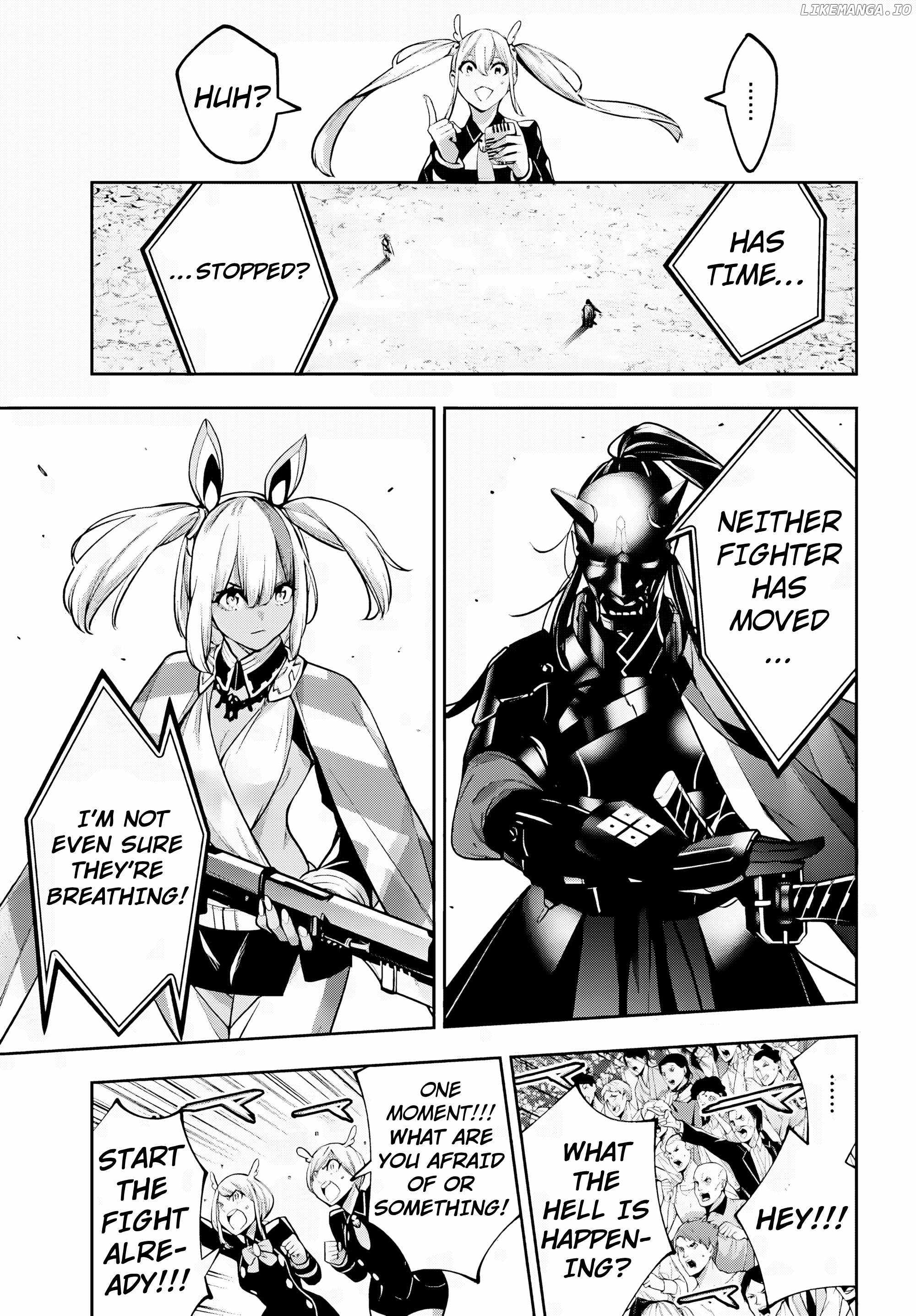 Majo Taisen: 32-nin no Isai no Majo wa Koroshiau Chapter 51 page 23 - 