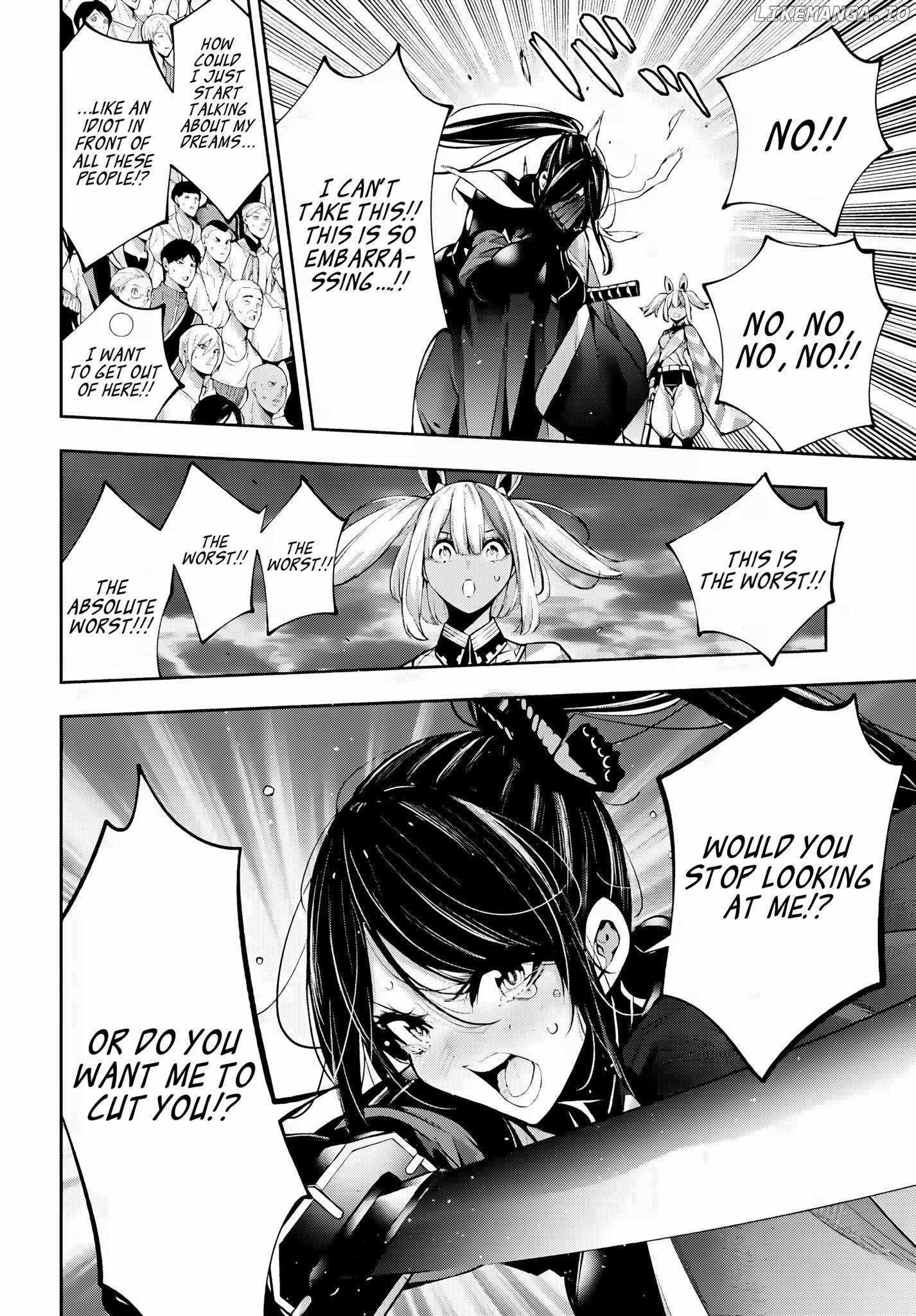 Majo Taisen: 32-nin no Isai no Majo wa Koroshiau Chapter 51 page 38 - 