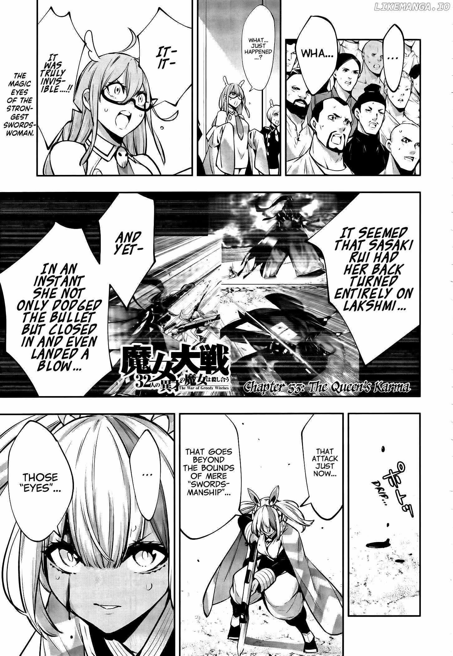 Majo Taisen: 32-nin no Isai no Majo wa Koroshiau Chapter 53 page 2 - 