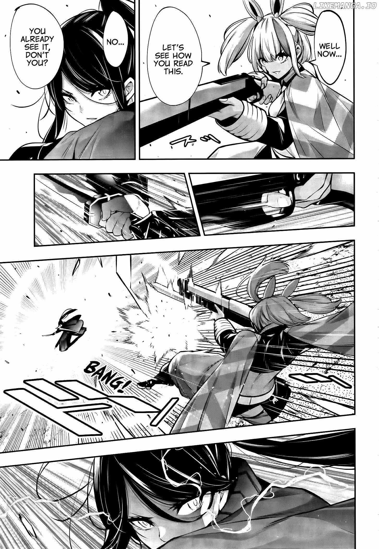 Majo Taisen: 32-nin no Isai no Majo wa Koroshiau Chapter 53 page 14 - 