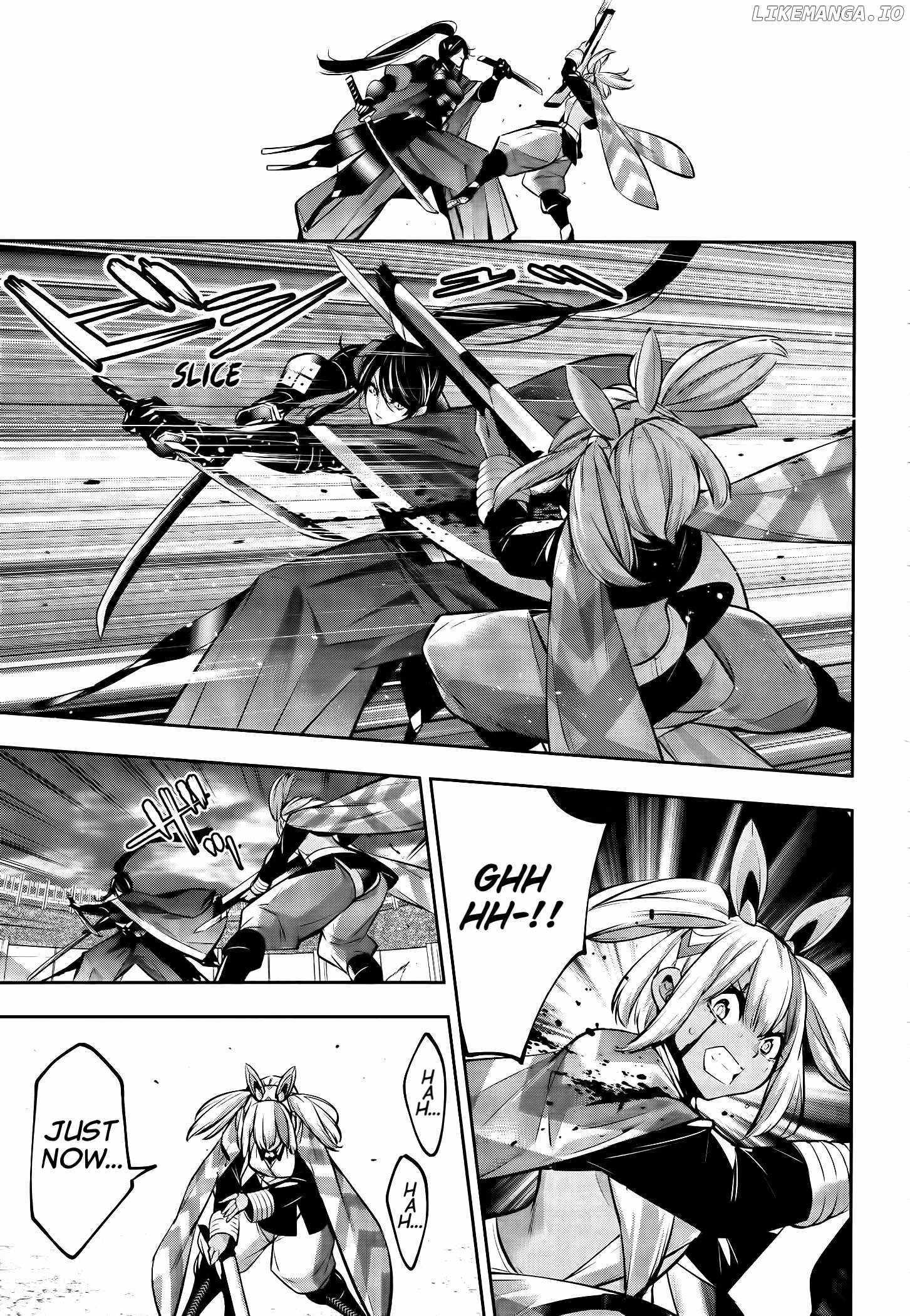 Majo Taisen: 32-nin no Isai no Majo wa Koroshiau Chapter 53 page 22 - 