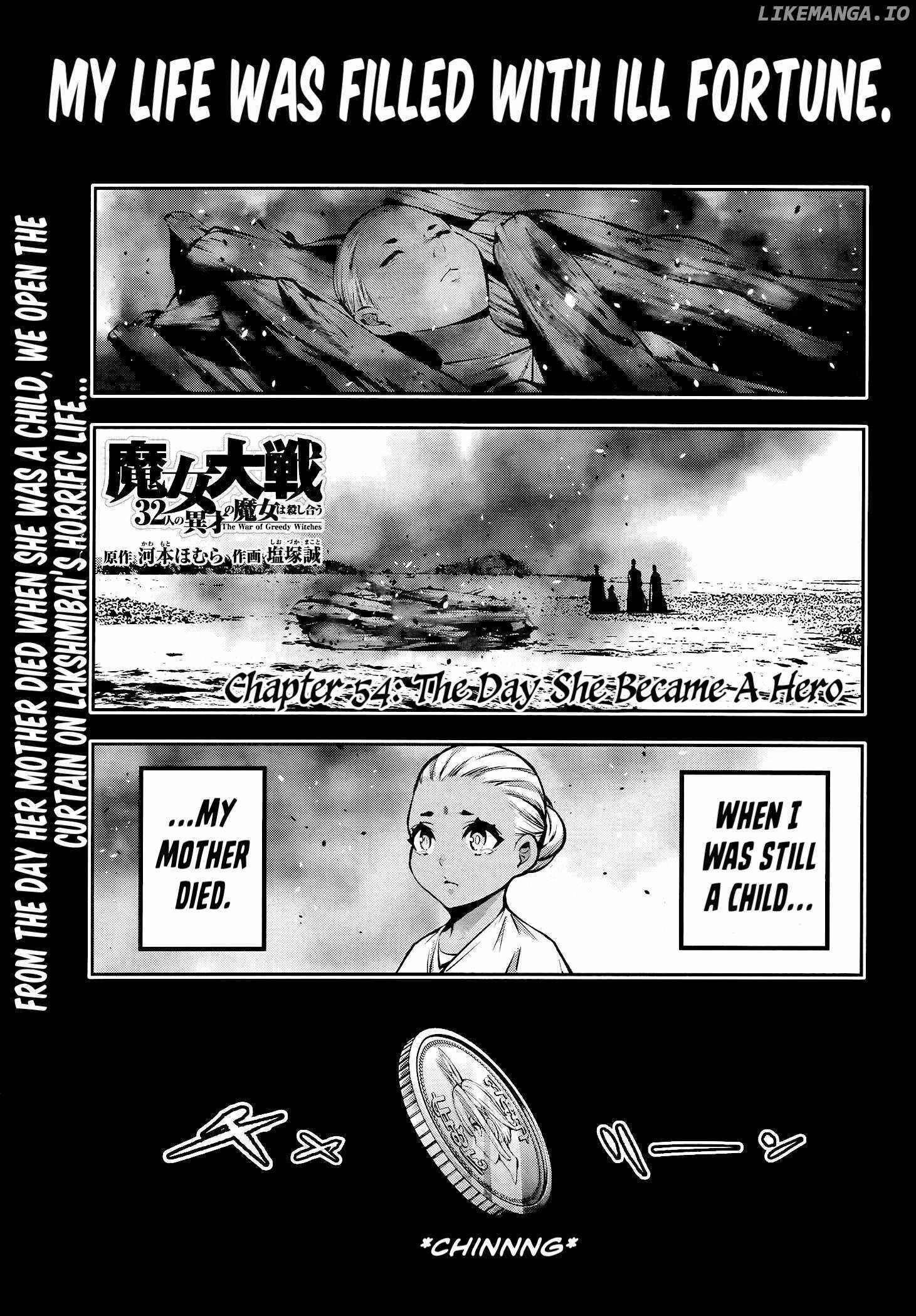 Majo Taisen: 32-nin no Isai no Majo wa Koroshiau Chapter 54 page 1 - 