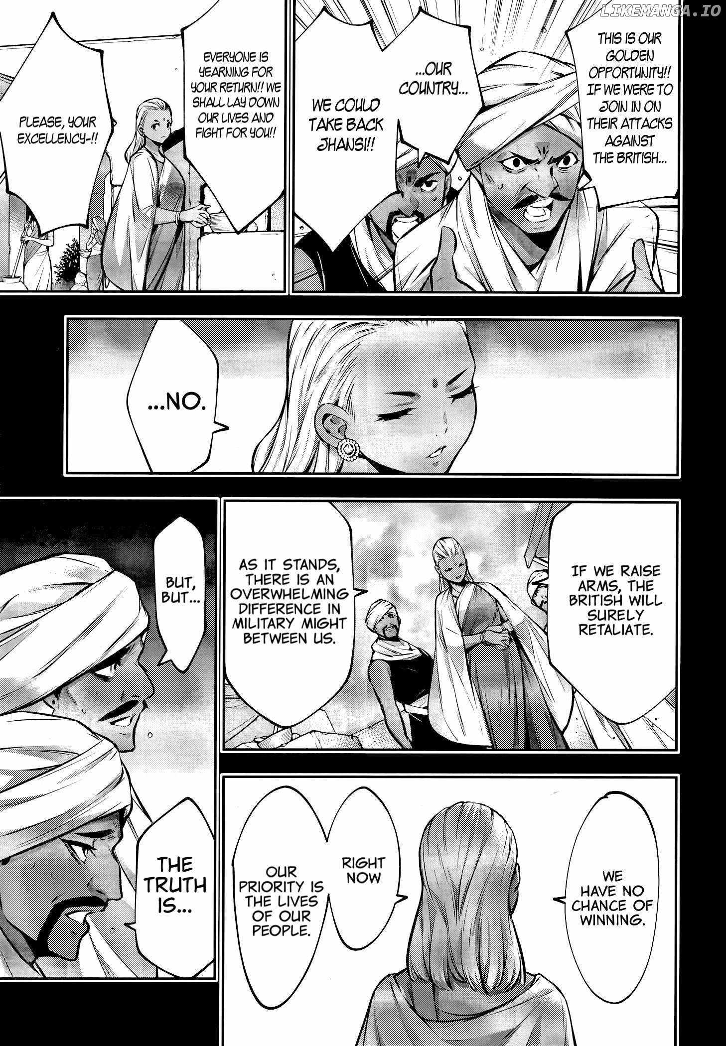 Majo Taisen: 32-nin no Isai no Majo wa Koroshiau Chapter 54 page 13 - 