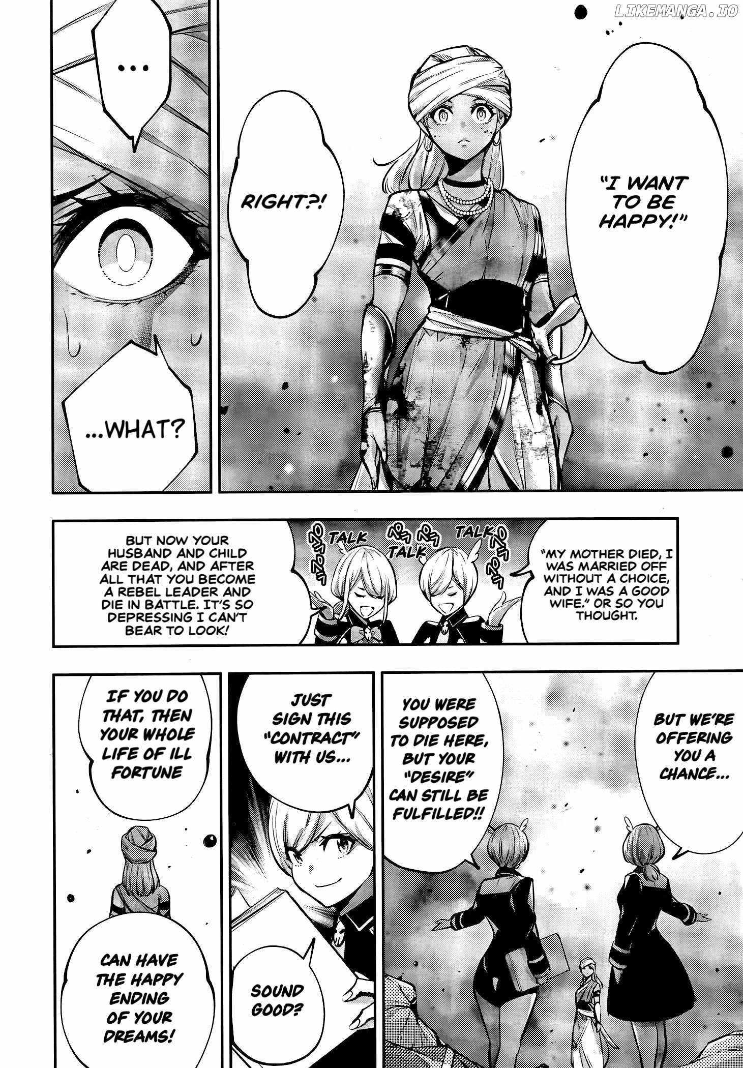 Majo Taisen: 32-nin no Isai no Majo wa Koroshiau Chapter 54 page 20 - 