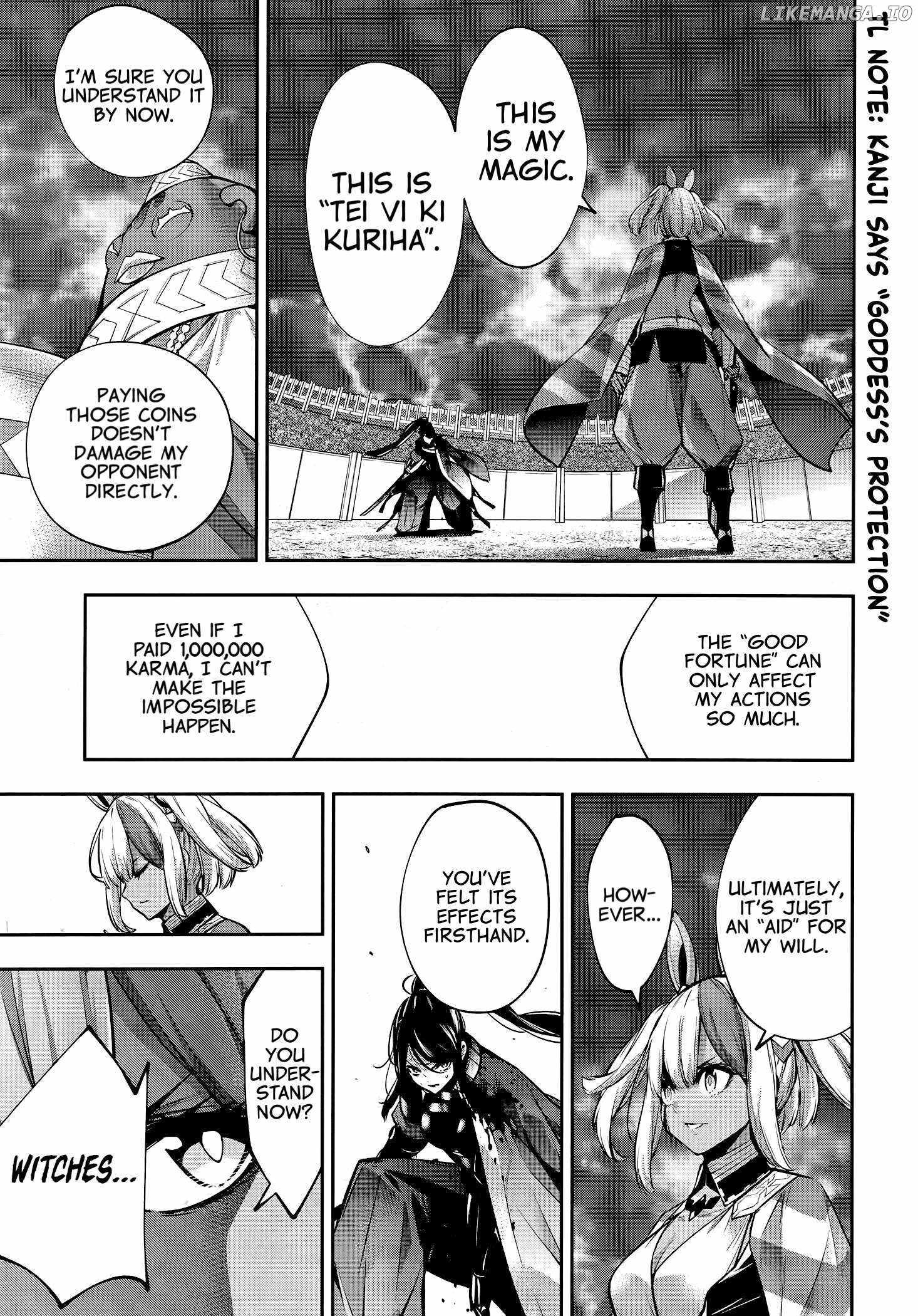 Majo Taisen: 32-nin no Isai no Majo wa Koroshiau Chapter 54 page 35 - 
