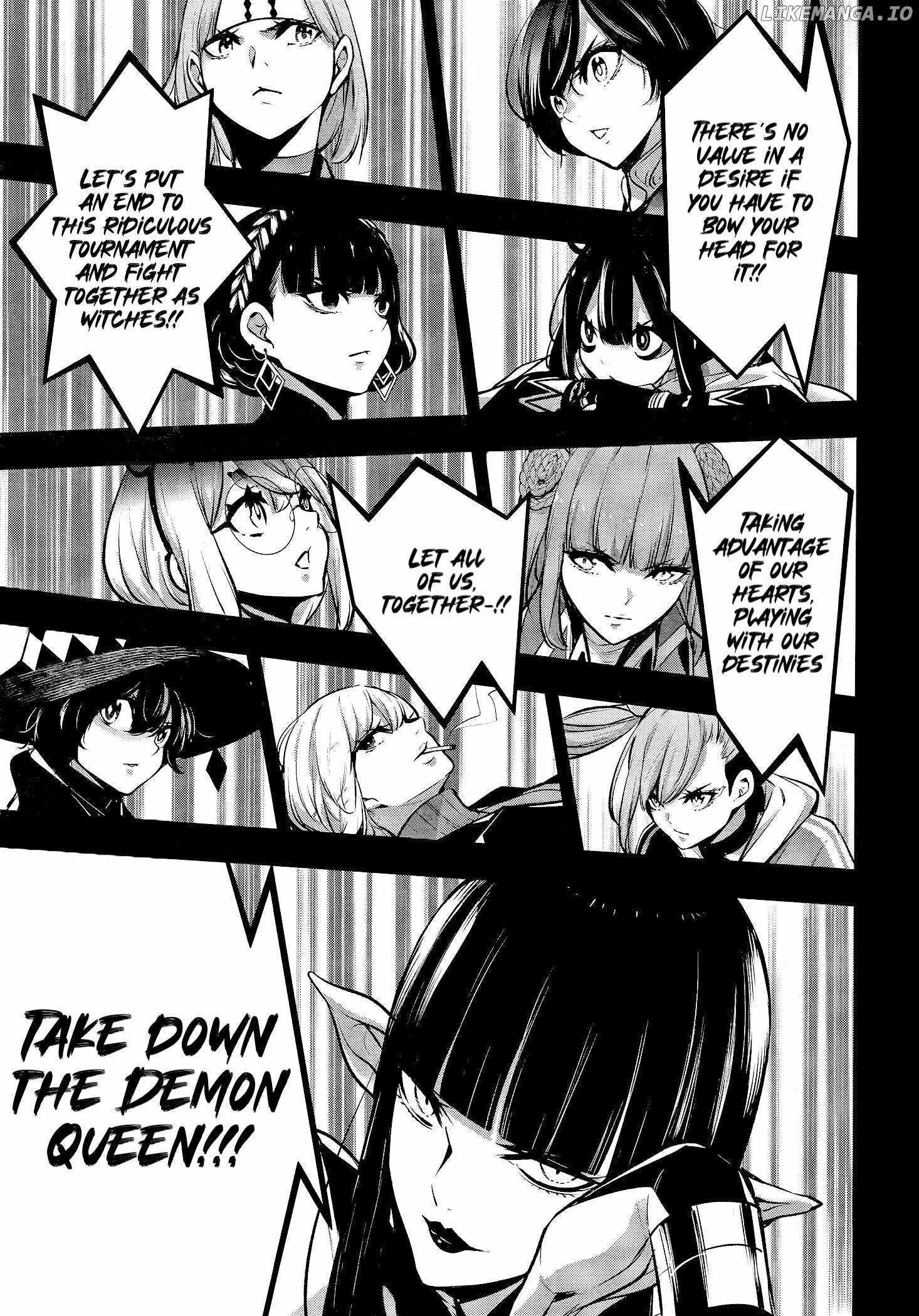 Majo Taisen: 32-nin no Isai no Majo wa Koroshiau Chapter 54 page 37 - 