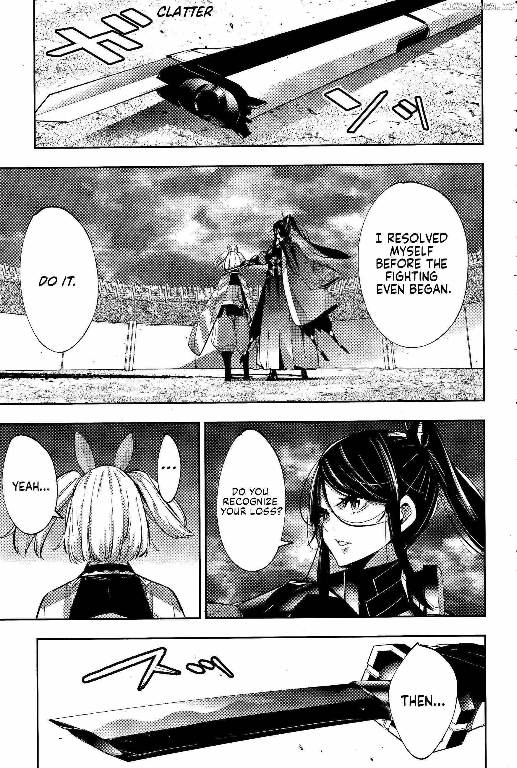 Majo Taisen: 32-nin no Isai no Majo wa Koroshiau Chapter 55 page 36 - 