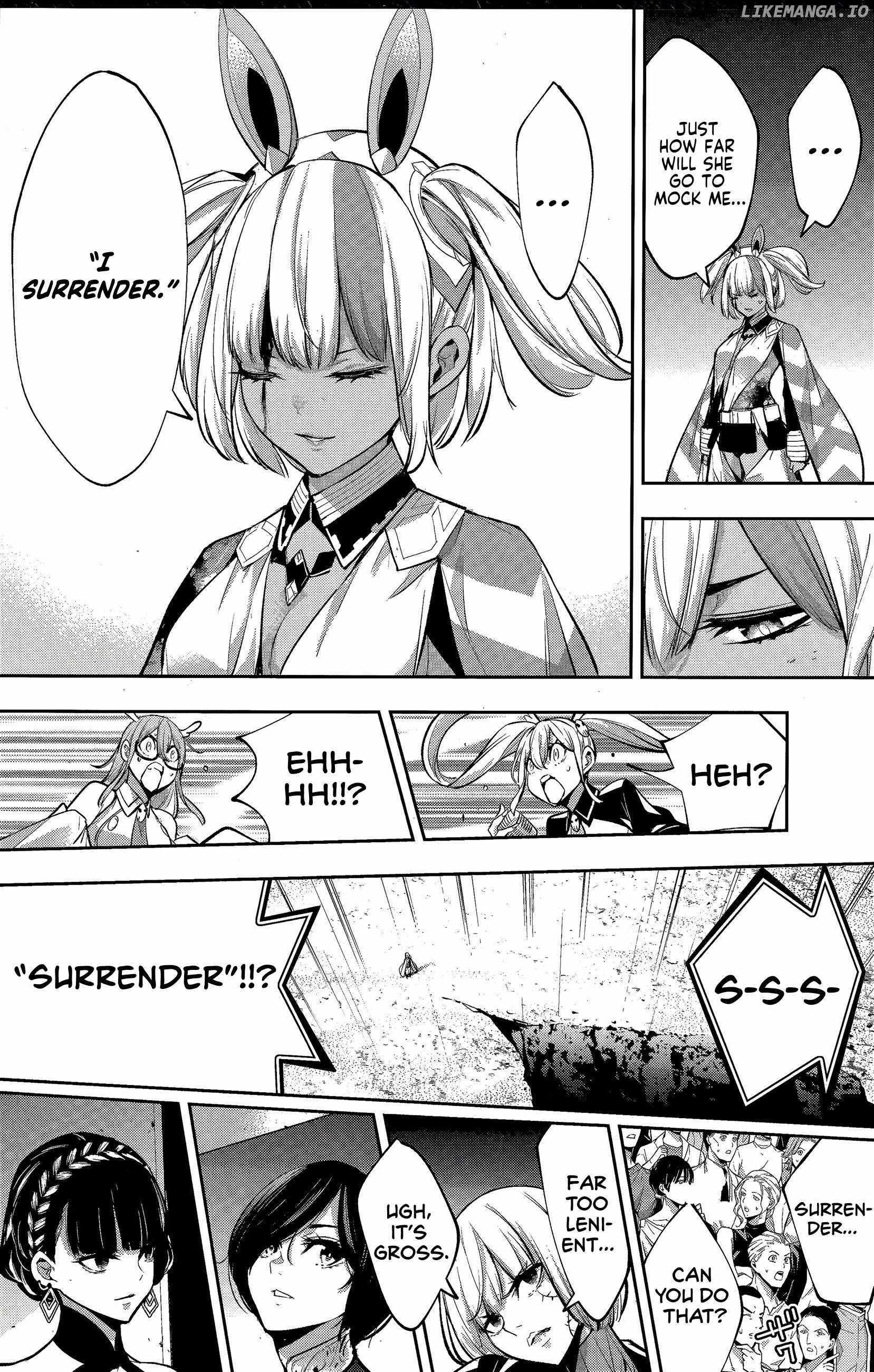 Majo Taisen: 32-nin no Isai no Majo wa Koroshiau Chapter 55 page 39 - 