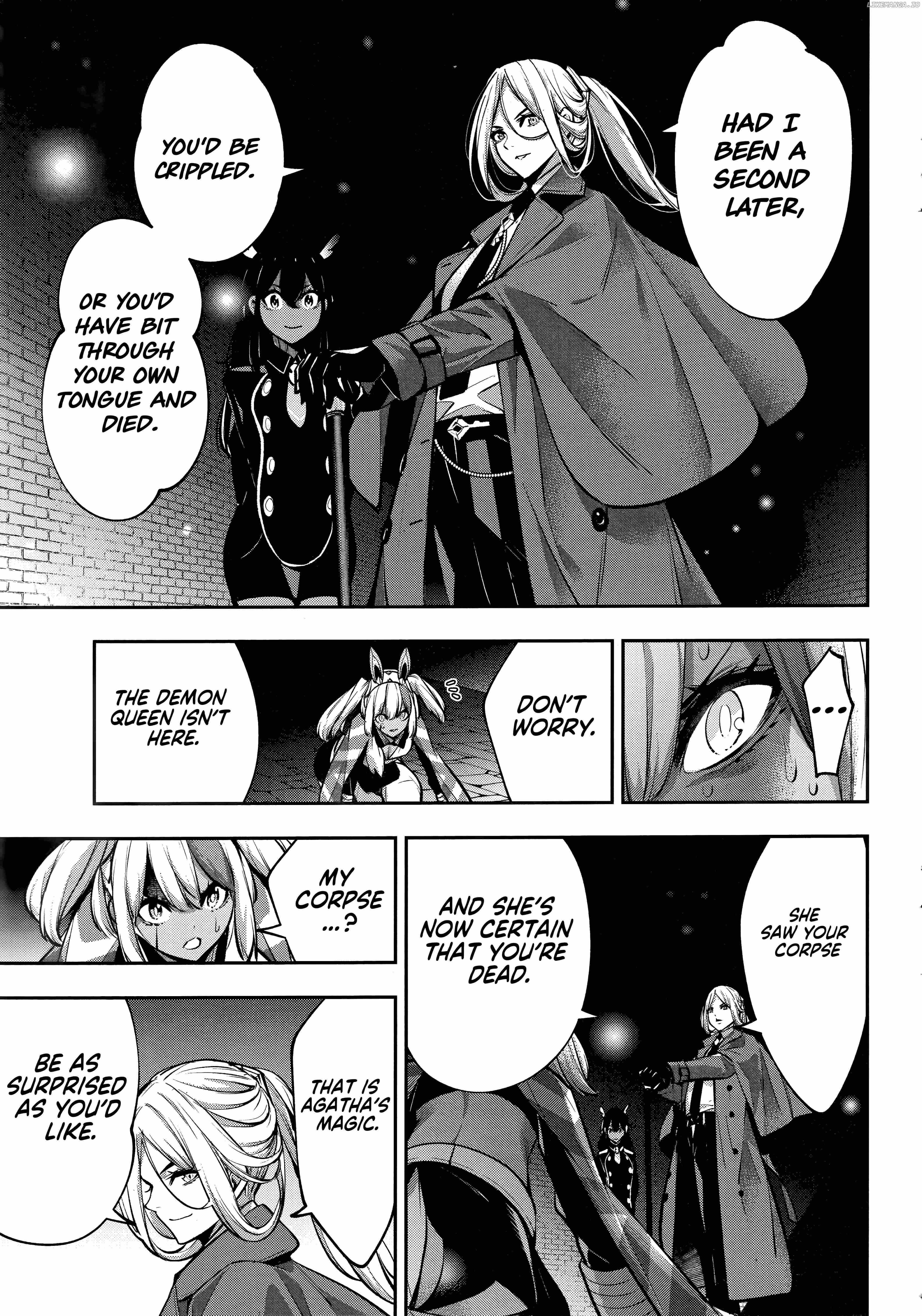 Majo Taisen: 32-nin no Isai no Majo wa Koroshiau Chapter 56 page 34 - 