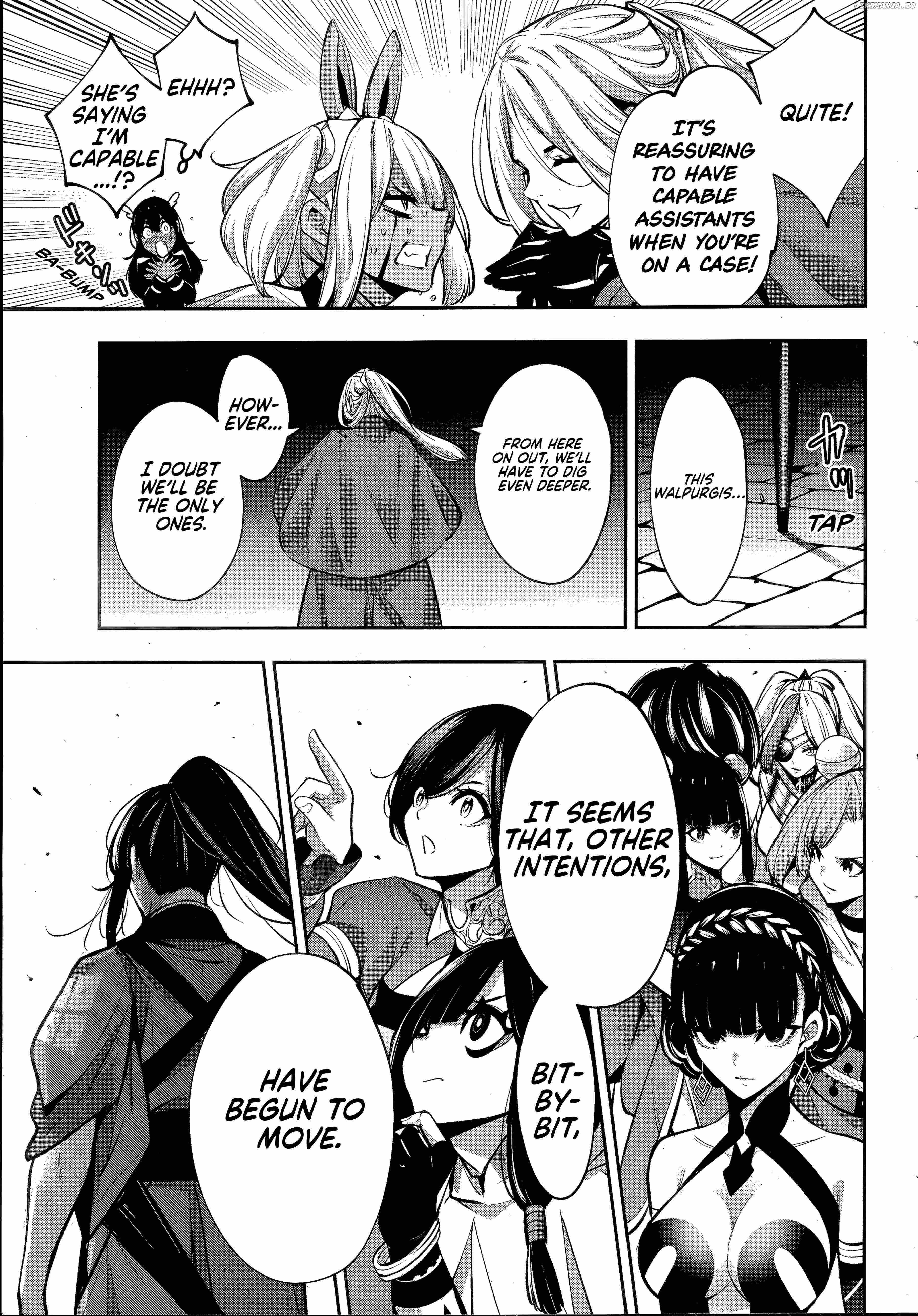 Majo Taisen: 32-nin no Isai no Majo wa Koroshiau Chapter 56 page 36 - 