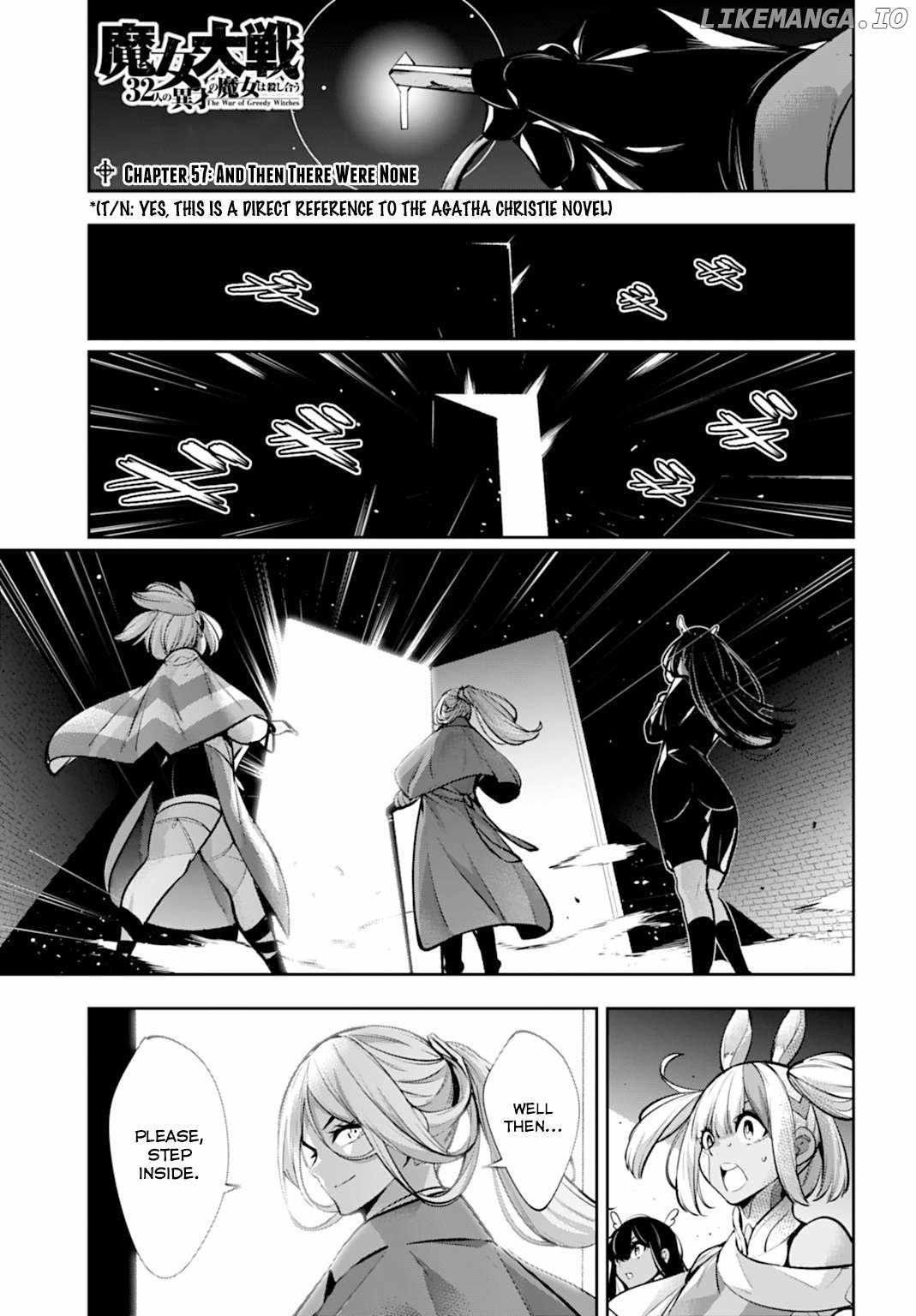 Majo Taisen: 32-nin no Isai no Majo wa Koroshiau Chapter 57 page 1 - 