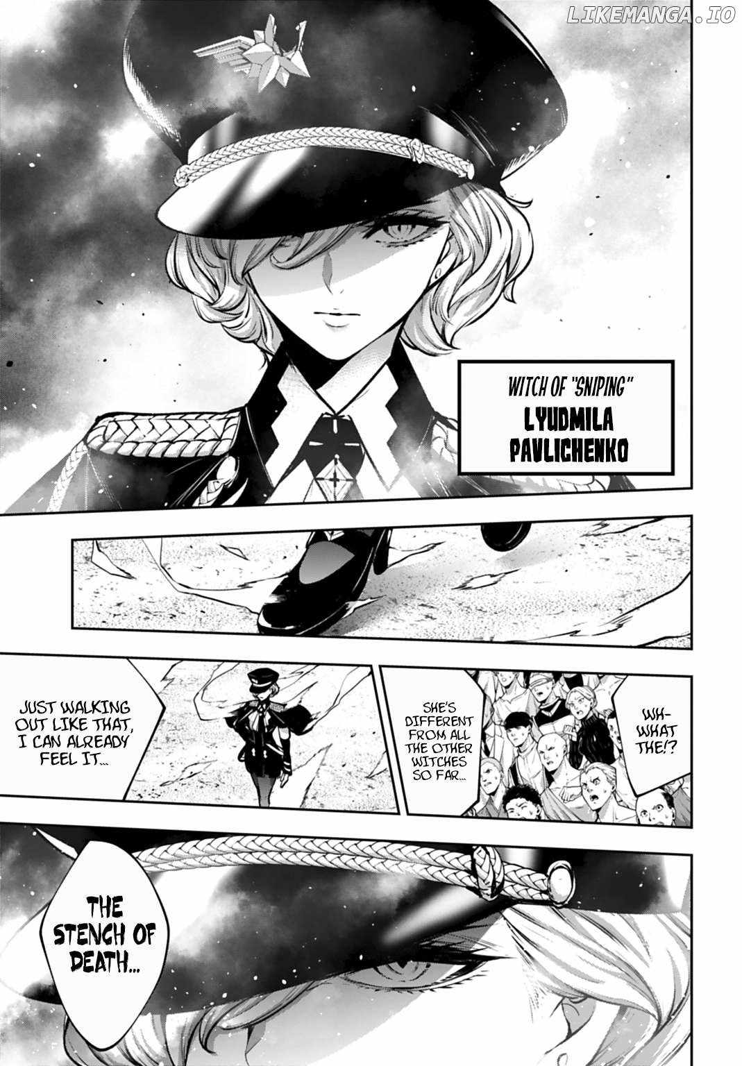 Majo Taisen: 32-nin no Isai no Majo wa Koroshiau Chapter 57 page 33 - 