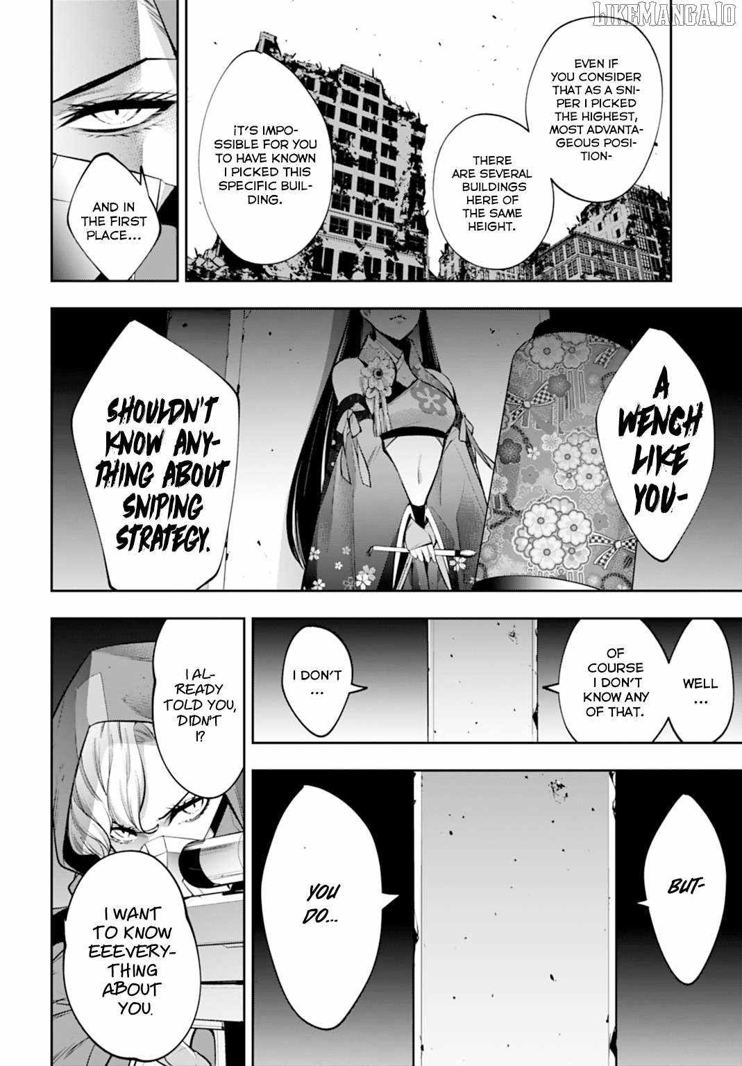 Majo Taisen: 32-nin no Isai no Majo wa Koroshiau Chapter 58 page 34 - 