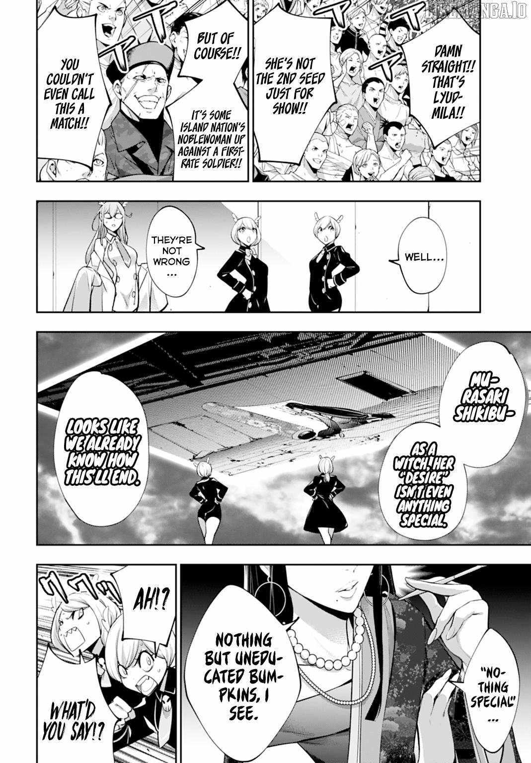 Majo Taisen: 32-nin no Isai no Majo wa Koroshiau Chapter 59 page 14 - 