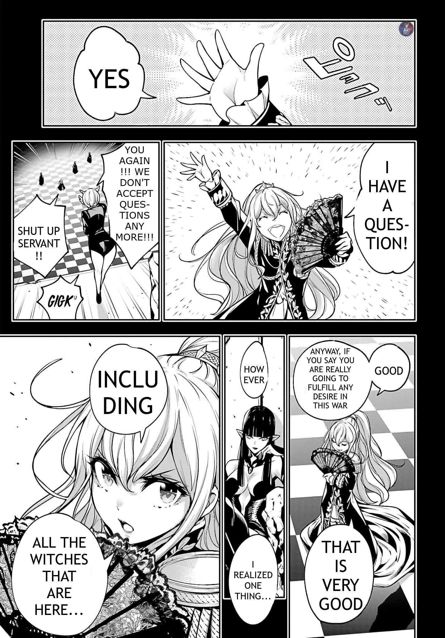 Majo Taisen: 32-nin no Isai no Majo wa Koroshiau Chapter 6 page 11 - 