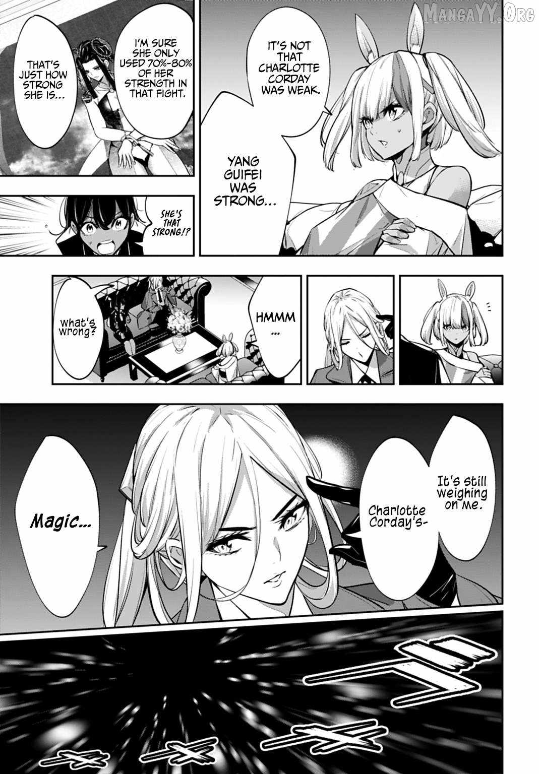 Majo Taisen: 32-nin no Isai no Majo wa Koroshiau Chapter 65 page 35 - 