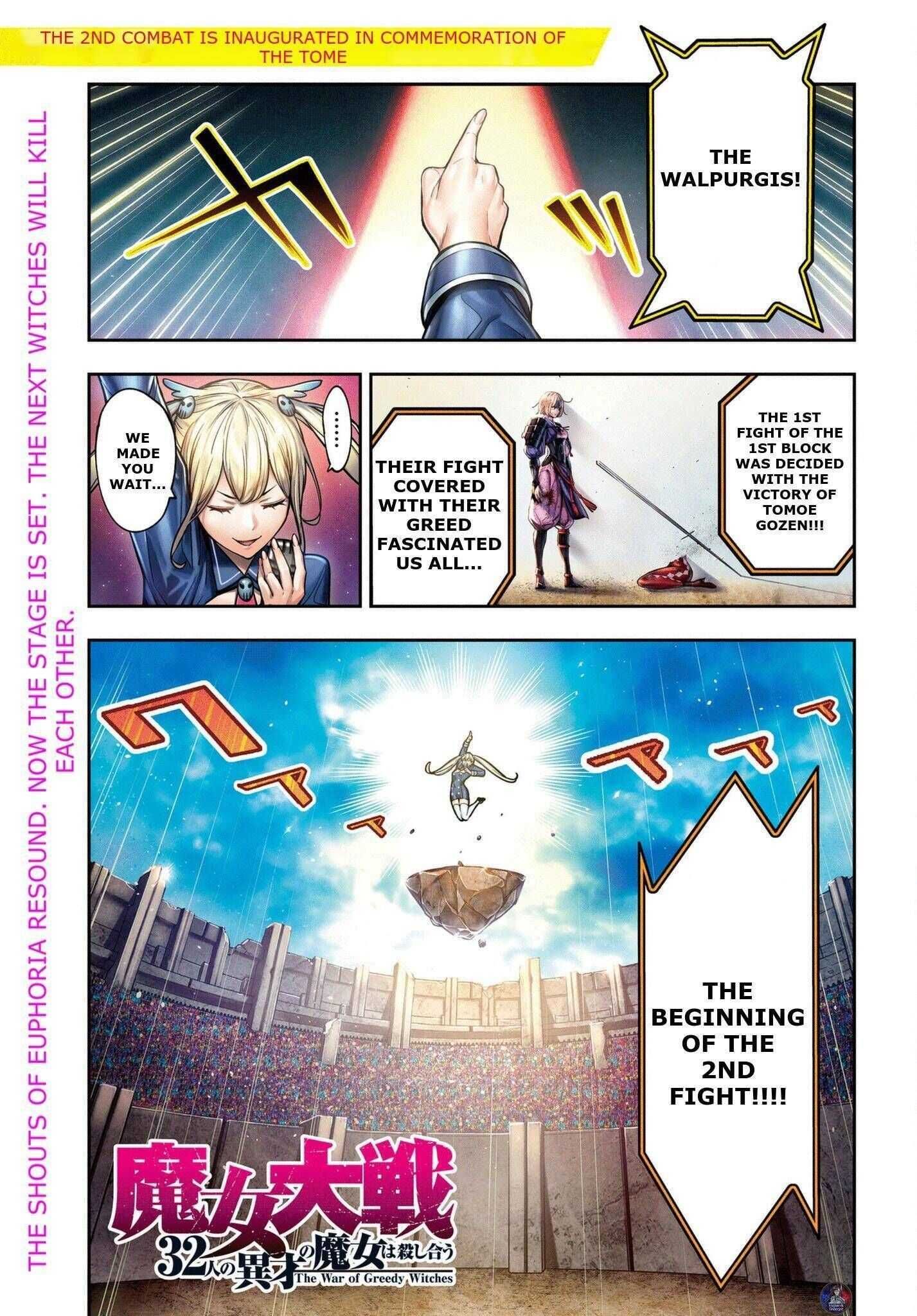 Majo Taisen: 32-nin no Isai no Majo wa Koroshiau Chapter 7 page 1 - 