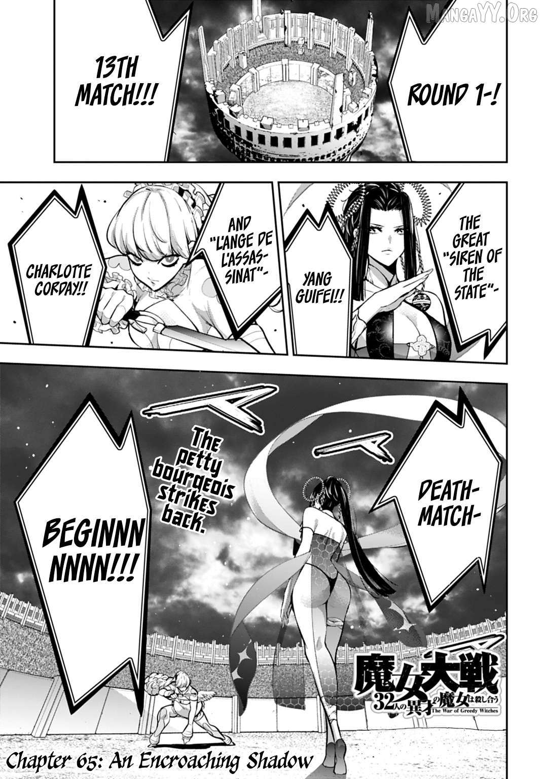 Majo Taisen - The War of Greedy Witches Chapter 65 page 1 - 