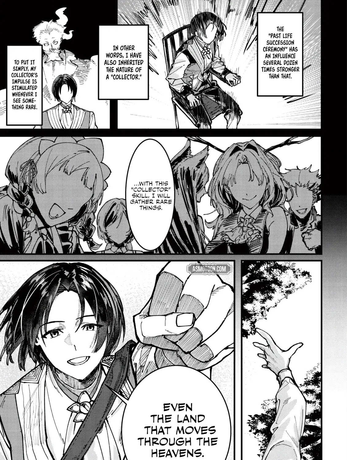 Majo to Mashou to Mahou no Rakuen: Tsuihou Sareta Tensei Kizoku no Jiyuu Kimama na "Shuushuuka" Seikatsu. Hazure Zensei ni Mezameta Shounen wa, Isekai de Kiyoshi Ken Momofumofu mo Jibun no Shiro mo Te ni Ireru Chapter 1 page 52 - 