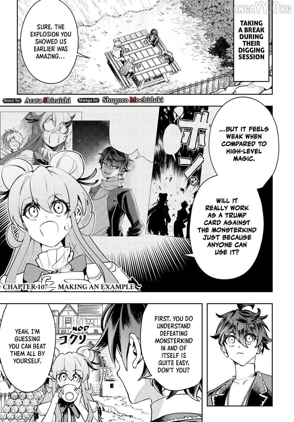 Majutsu Guild Sousui: Umarekawatte Imasara Yarinaosu Nidome no Gakuin Seikatsu Chapter 107 page 1 - 