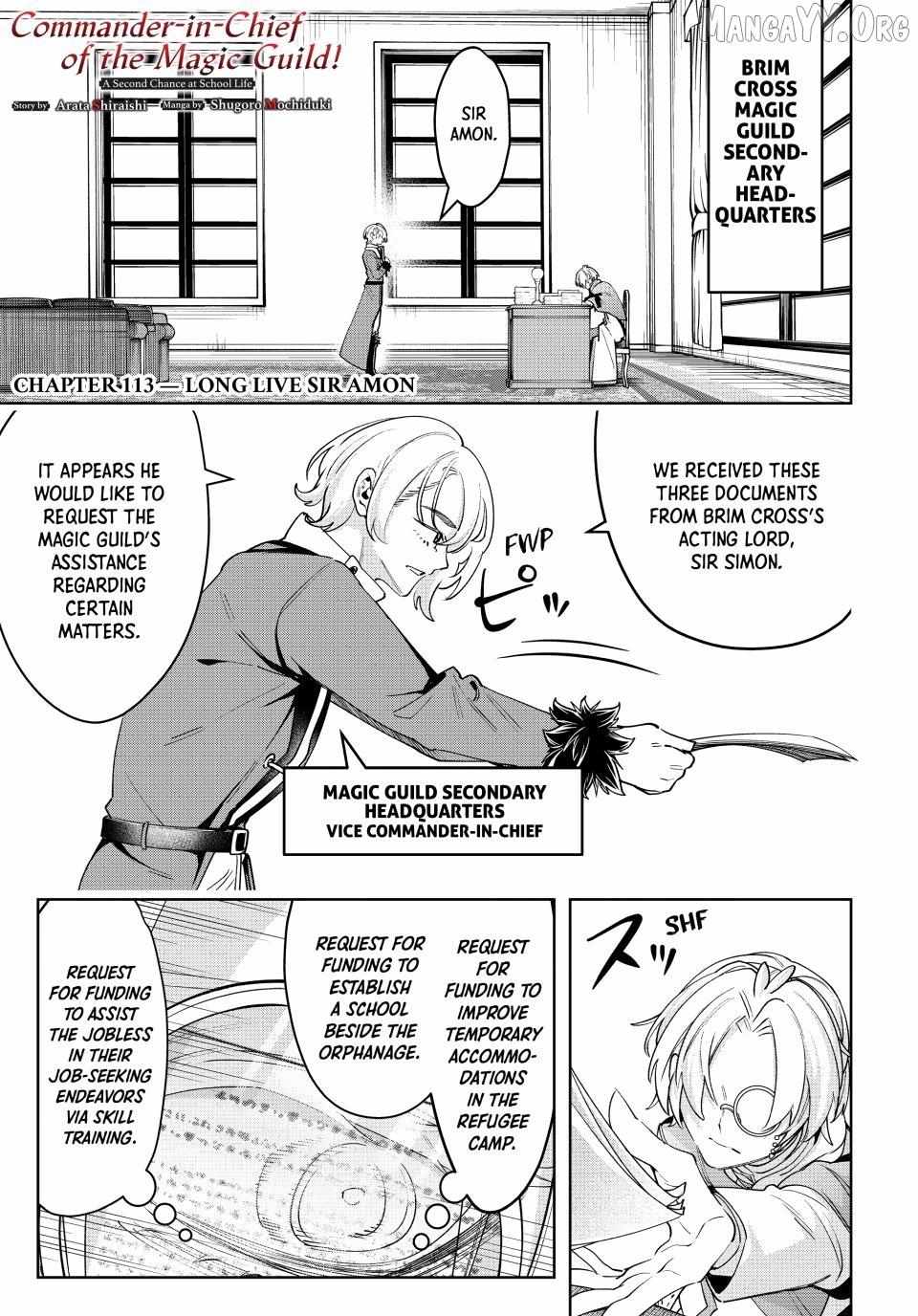 Majutsu Guild Sousui: Umarekawatte Imasara Yarinaosu Nidome no Gakuin Seikatsu Chapter 113 page 2 - 