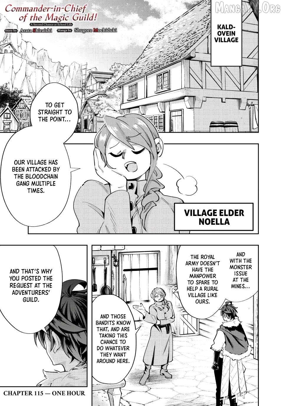Majutsu Guild Sousui: Umarekawatte Imasara Yarinaosu Nidome no Gakuin Seikatsu Chapter 115 page 1 - 