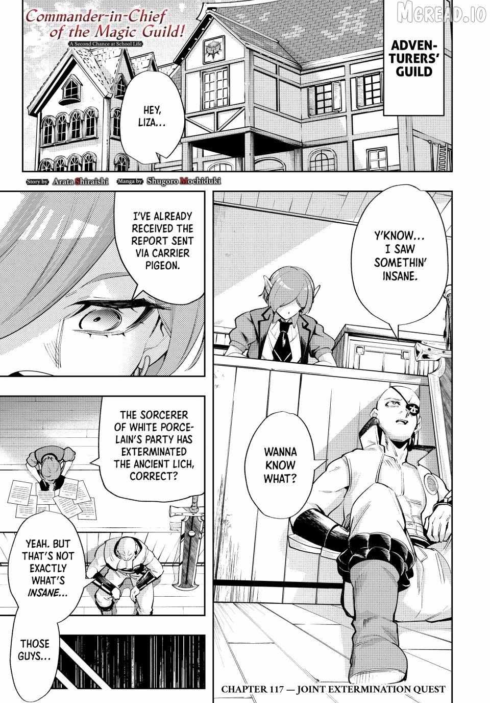 Majutsu Guild Sousui: Umarekawatte Imasara Yarinaosu Nidome no Gakuin Seikatsu Chapter 117 page 1 - 