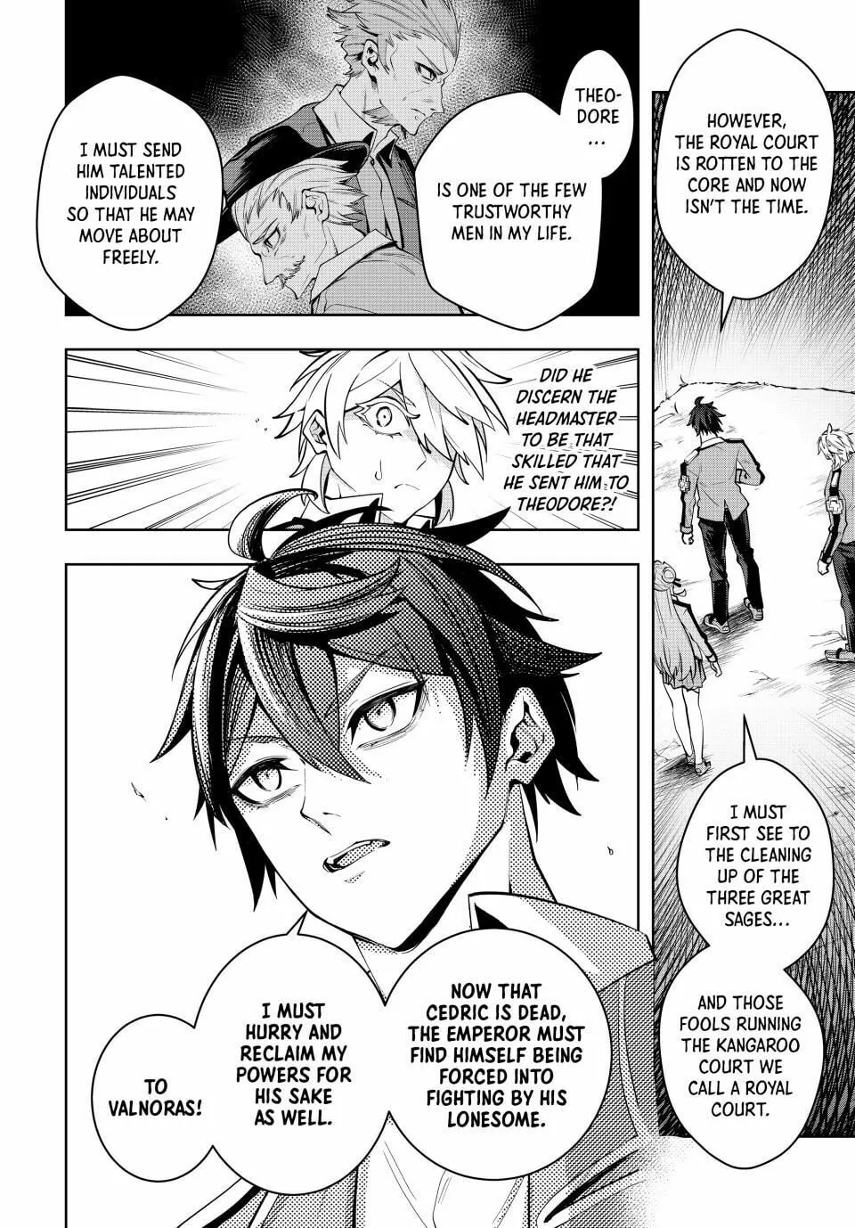 Majutsu Guild Sousui: Umarekawatte Imasara Yarinaosu Nidome no Gakuin Seikatsu Chapter 34 page 4 - 
