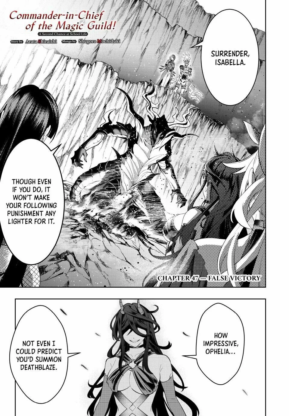 Majutsu Guild Sousui: Umarekawatte Imasara Yarinaosu Nidome no Gakuin Seikatsu Chapter 47 page 1 - 