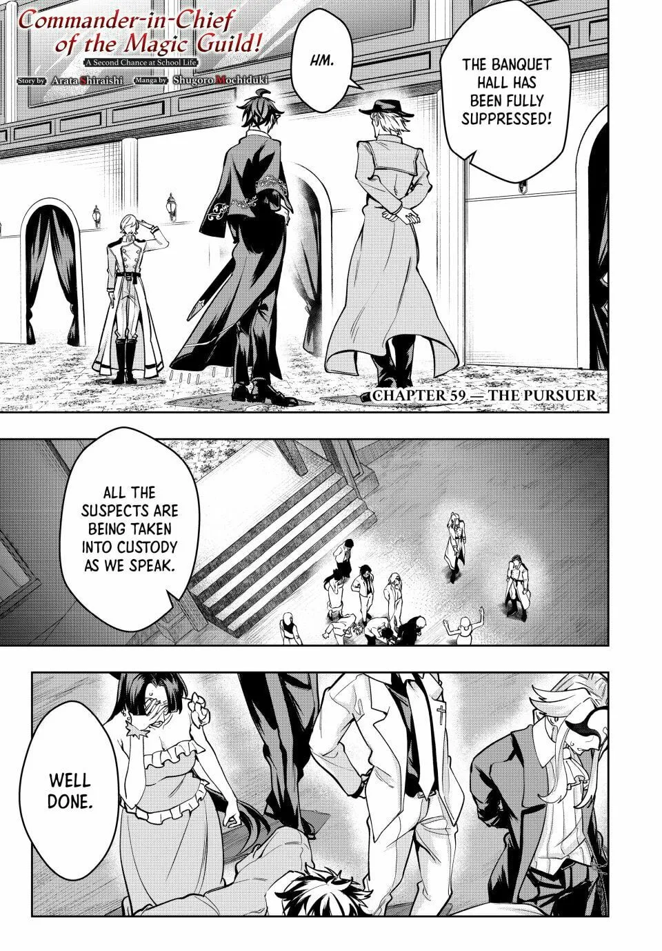 Majutsu Guild Sousui: Umarekawatte Imasara Yarinaosu Nidome no Gakuin Seikatsu Chapter 59 page 1 - 