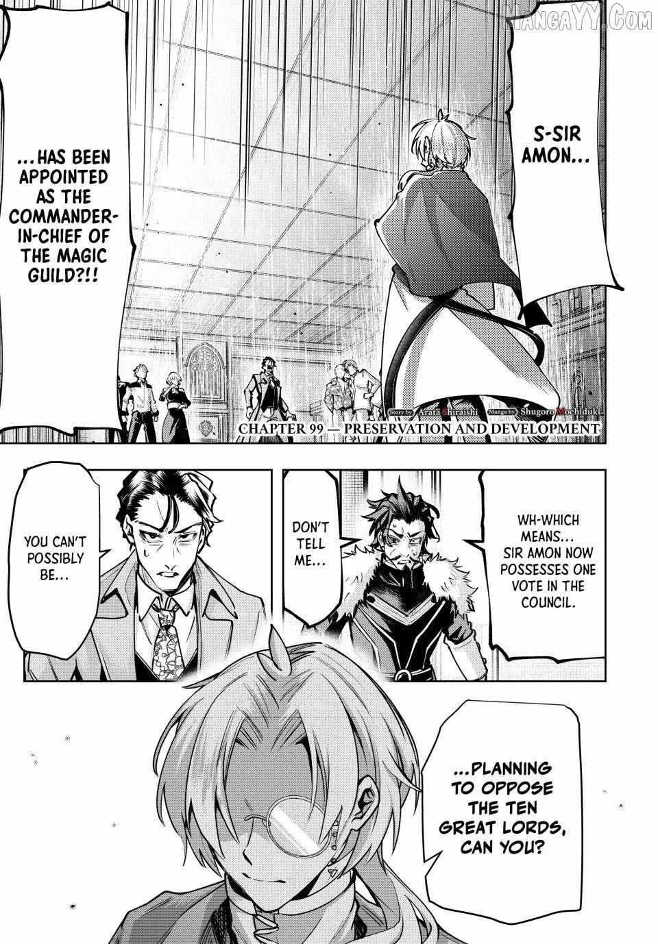 Majutsu Guild Sousui: Umarekawatte Imasara Yarinaosu Nidome no Gakuin Seikatsu Chapter 99 page 1 - 
