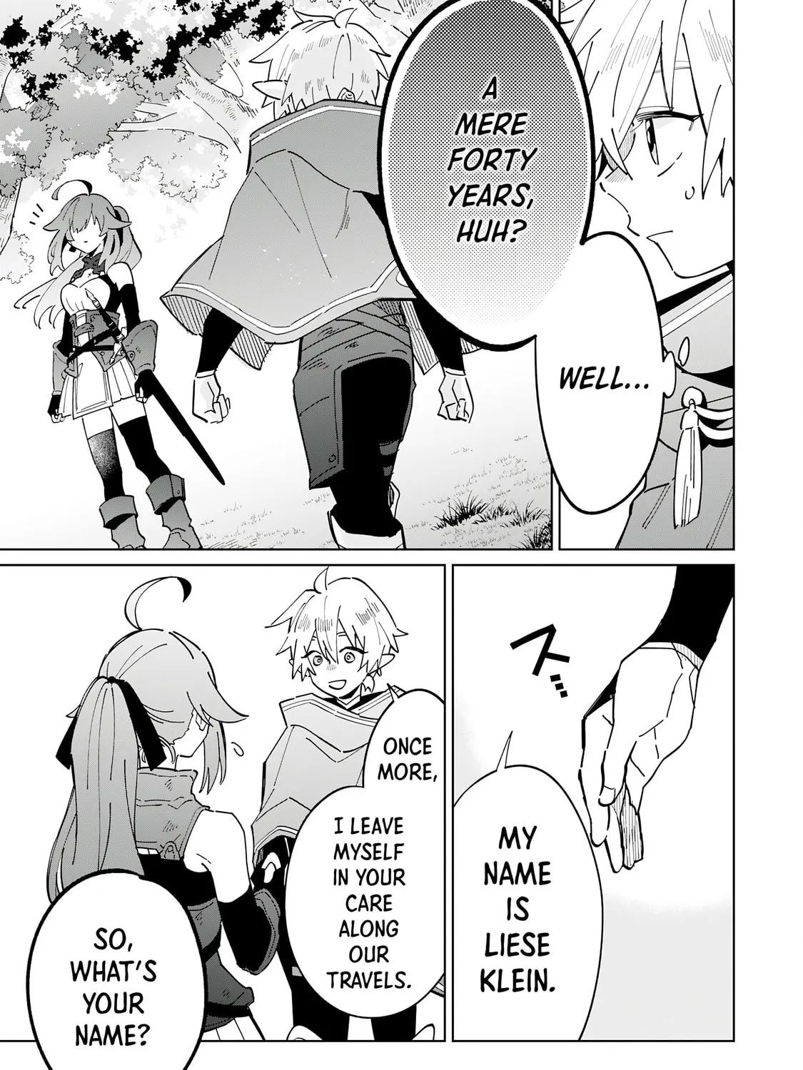 Majutsu wo Kiwamete Tabi ni Deta Tensei Elf, Moteamashita Jumyou de Ikeru Densetsu to naru Chapter 4 page 50 - 