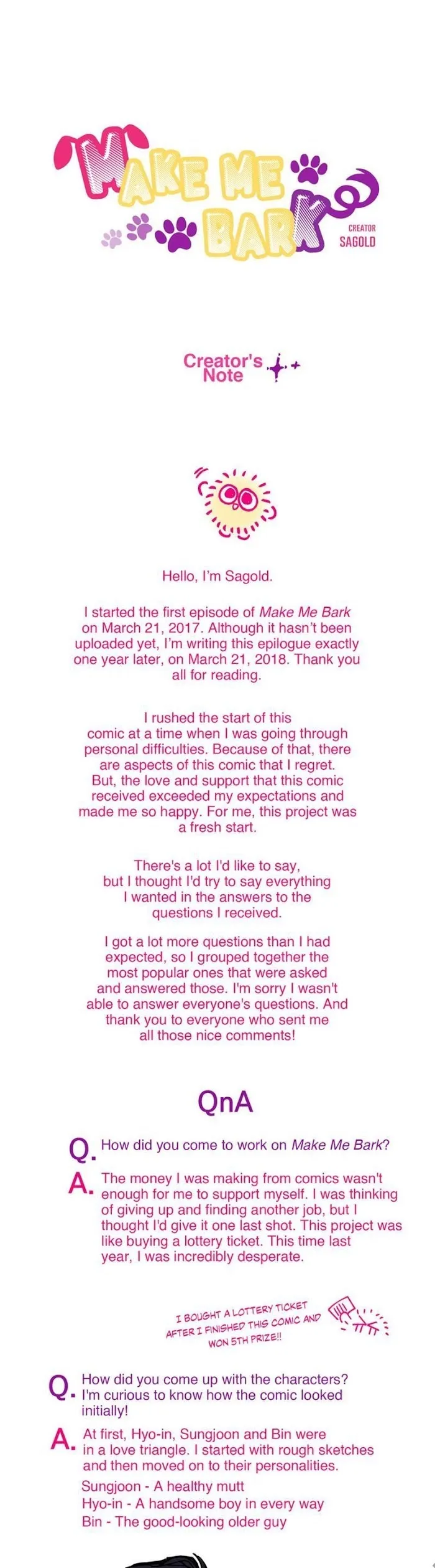 Make Me Bark Chapter 30.5 page 1 - 